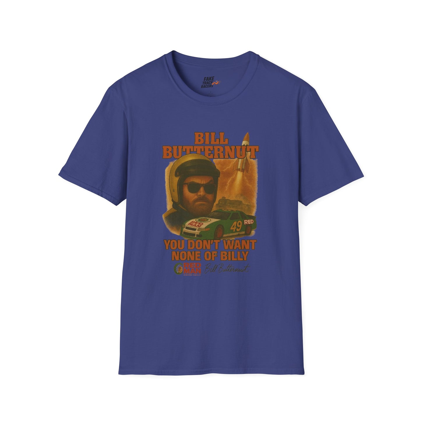 Vintage Style 90s Racing Tee Shirt BILLY BUTTERNUT Billy Shirt Fake Track Racers