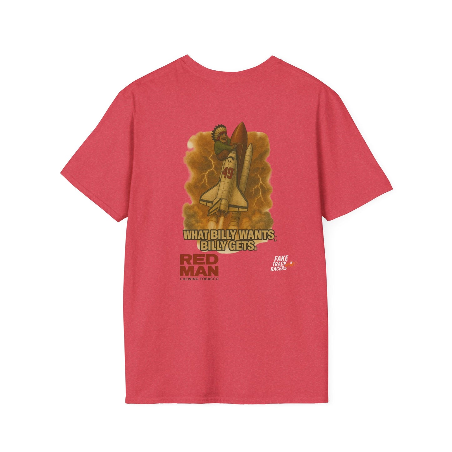 Vintage Style 90s Racing Tee Shirt BILLY BUTTERNUT Billy Shirt Fake Track Racers