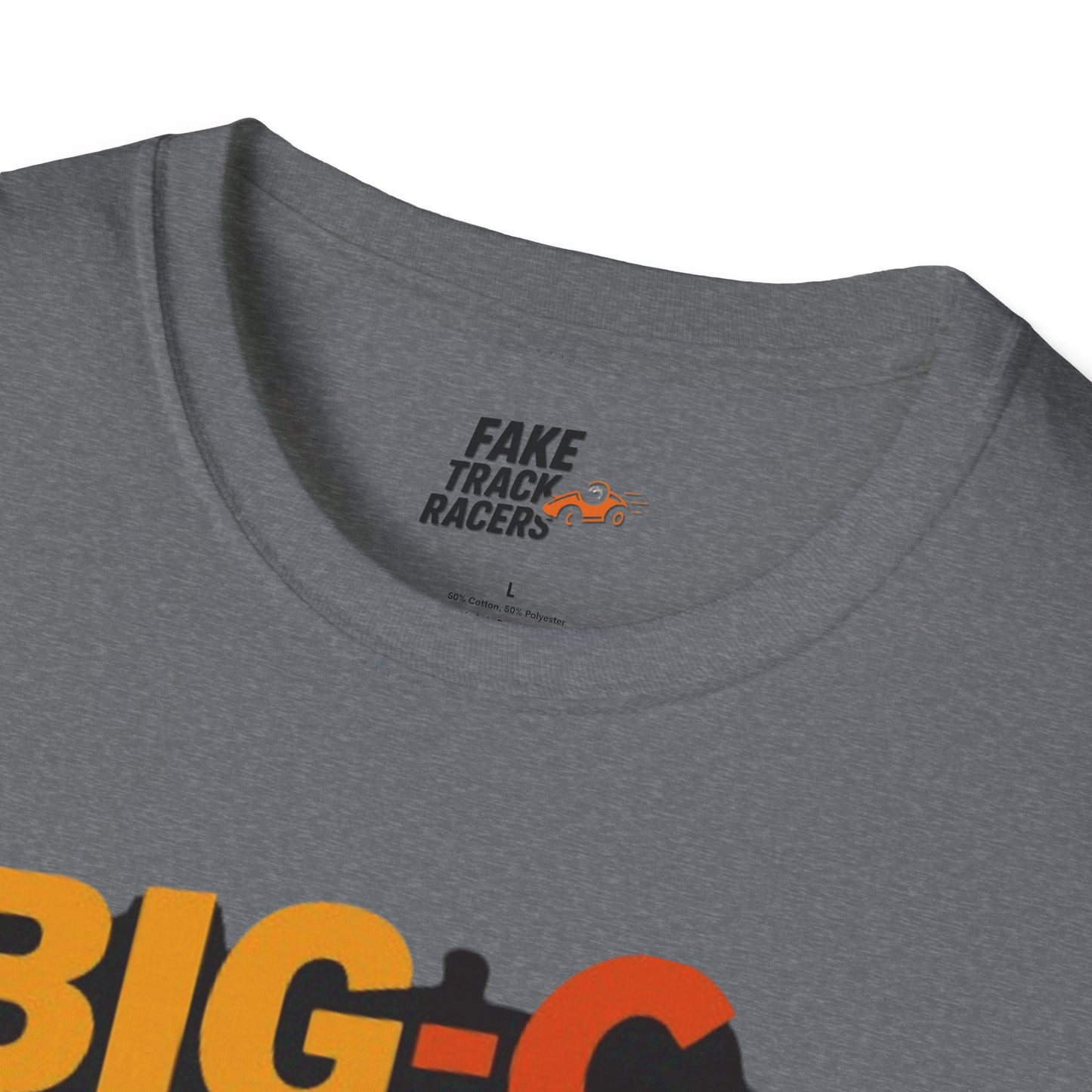 Vintage Style 90s Racing Tee Shirt TRIP HAMILTON BigC Fake Track Racers