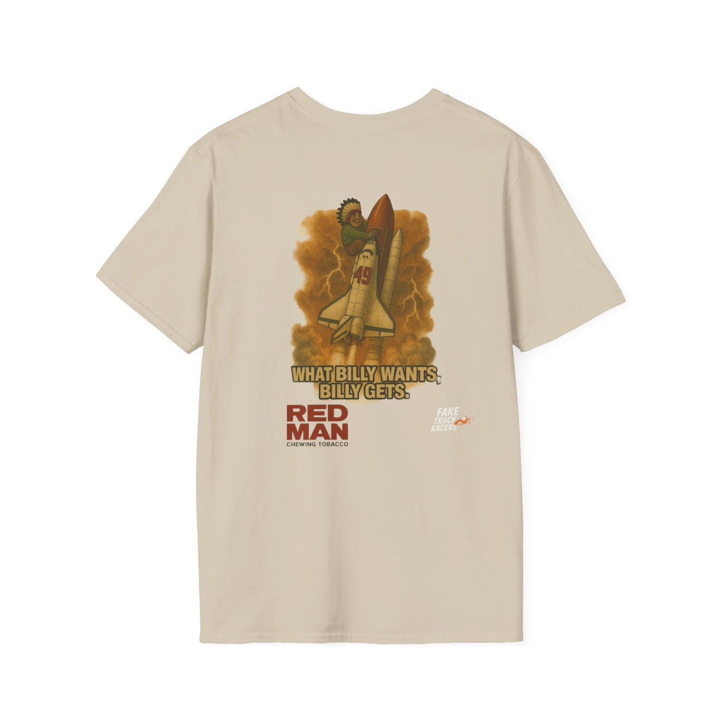 Vintage Style 90s Racing Tee Shirt BILLY BUTTERNUT Billy Shirt Fake Track Racers