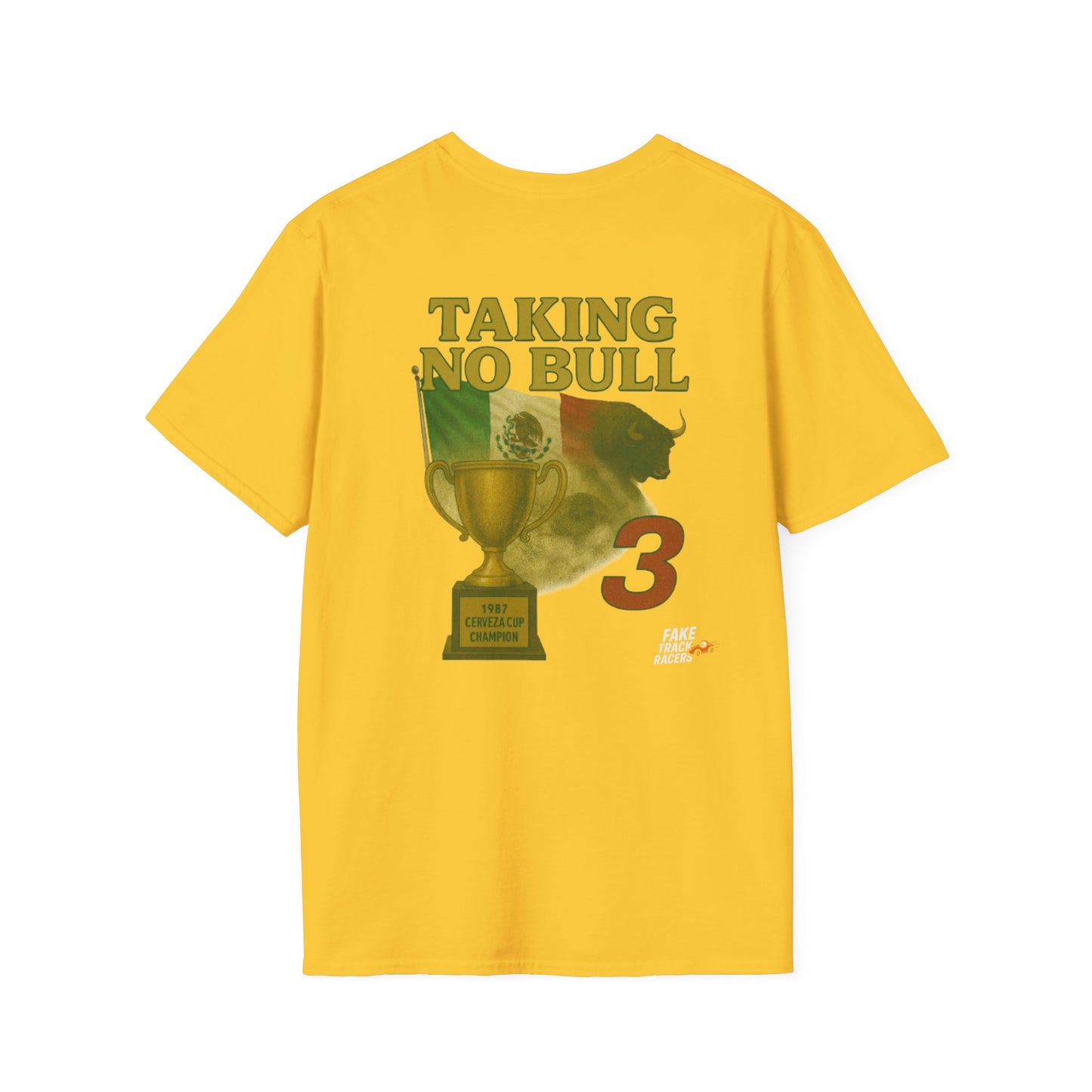 Vintage Style 90s Racing Tee Shirt JORGE ESTEVEZ Cerveza Champ Fake Track Racers