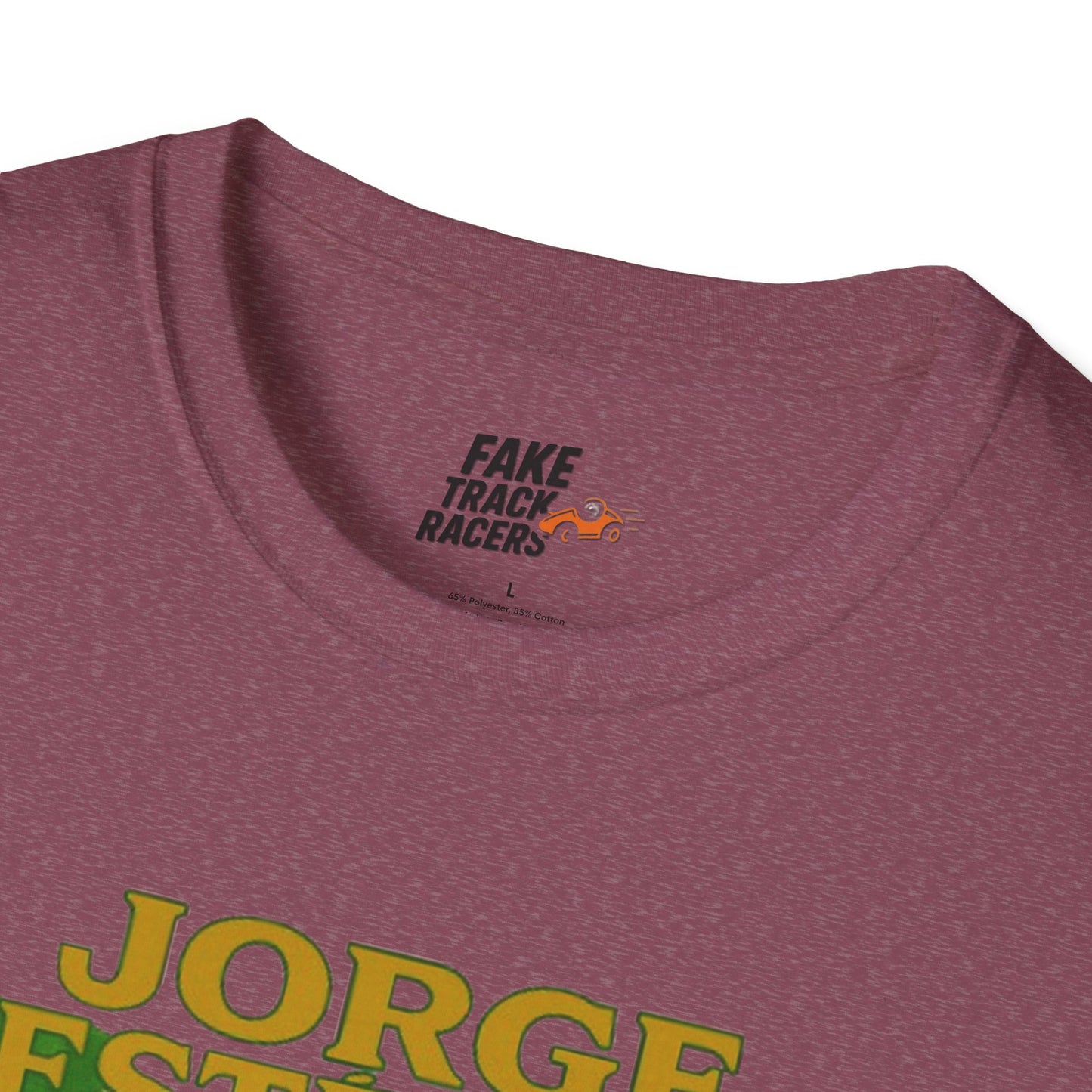 Vintage Style 90s Racing Tee Shirt JORGE ESTEVEZ Cerveza Champ Fake Track Racers