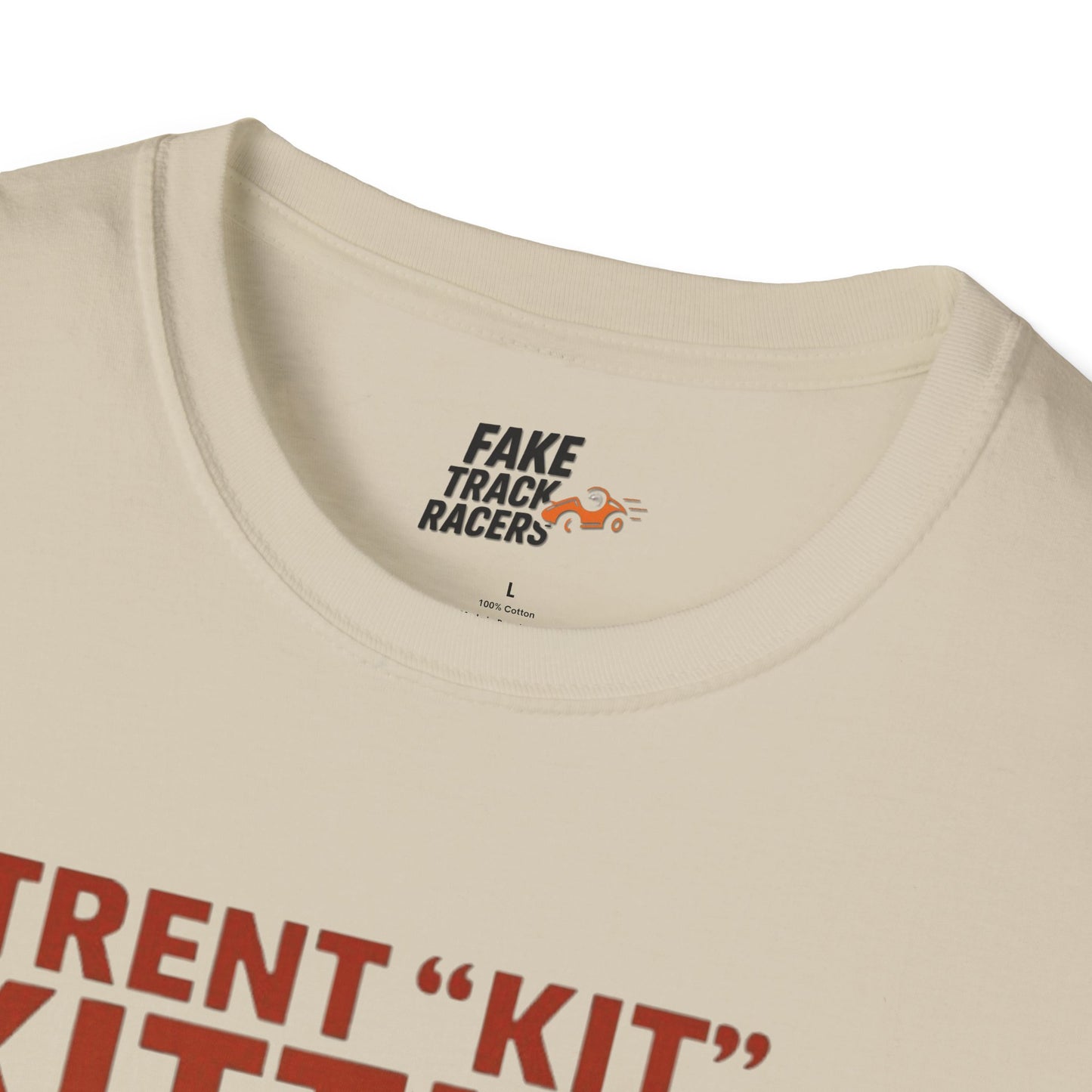 Vintage Style 90s Racing Tee Shirt TRENT KITTLES ROY Fake Track Racers