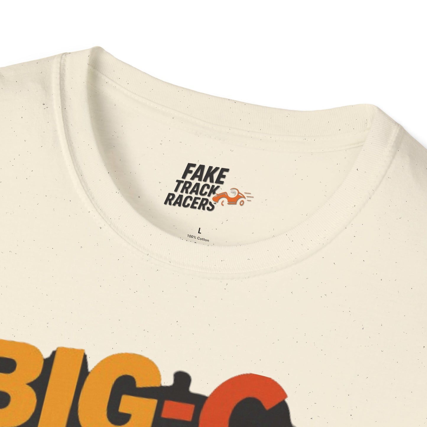 Vintage Style 90s Racing Tee Shirt TRIP HAMILTON BigC Fake Track Racers