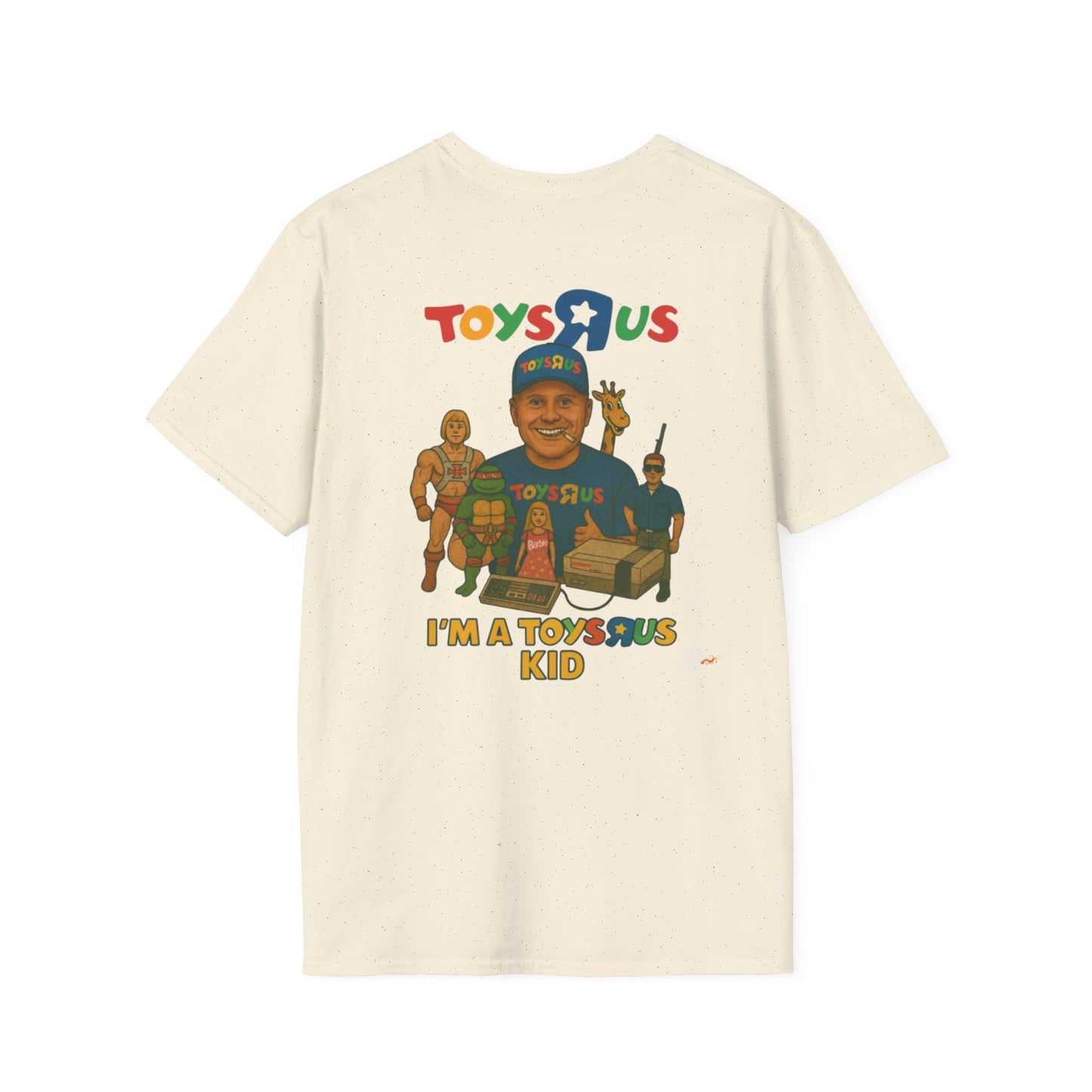 Vintage Style 90s Racing Tee Shirt BUDDY DINKKE Toys R Us Shirt Fake Track Racers