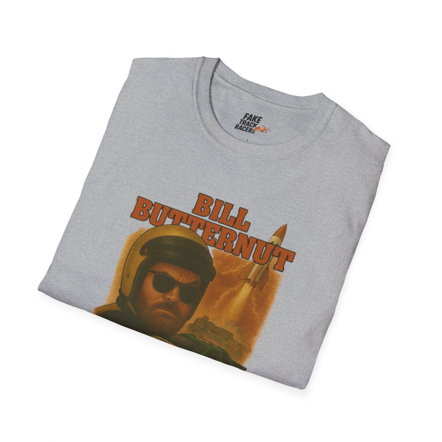 Vintage Style 90s Racing Tee Shirt BILLY BUTTERNUT Billy Shirt Fake Track Racers