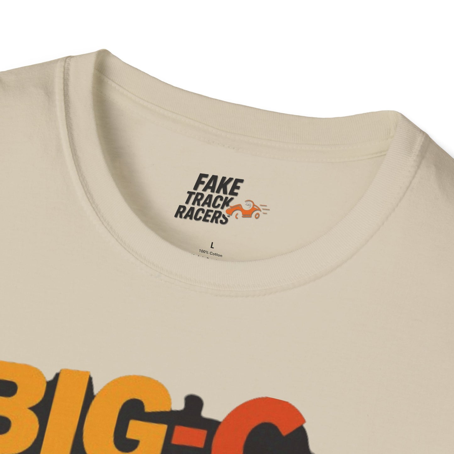 Vintage Style 90s Racing Tee Shirt TRIP HAMILTON BigC Fake Track Racers