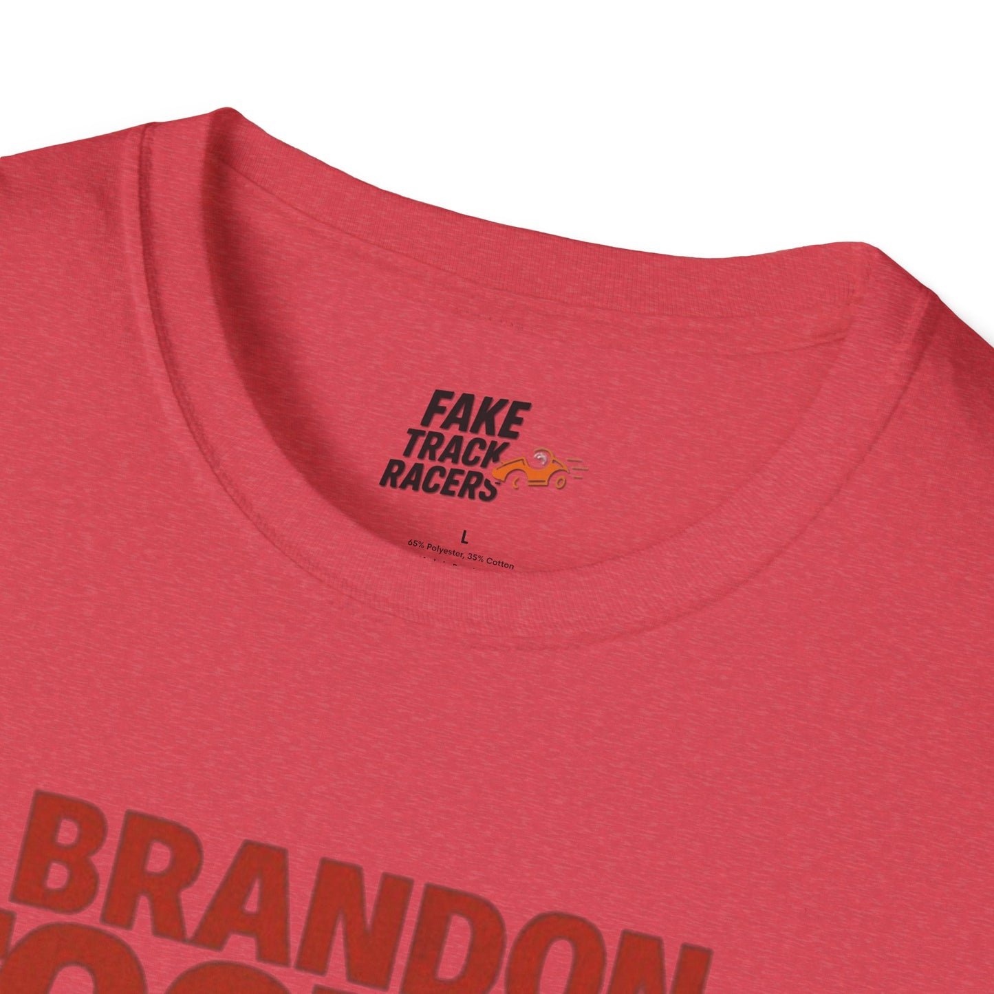 Vintage Style 90s Racing Tee Shirt BRANDON TOOTOO Alaska Fake Track Racers
