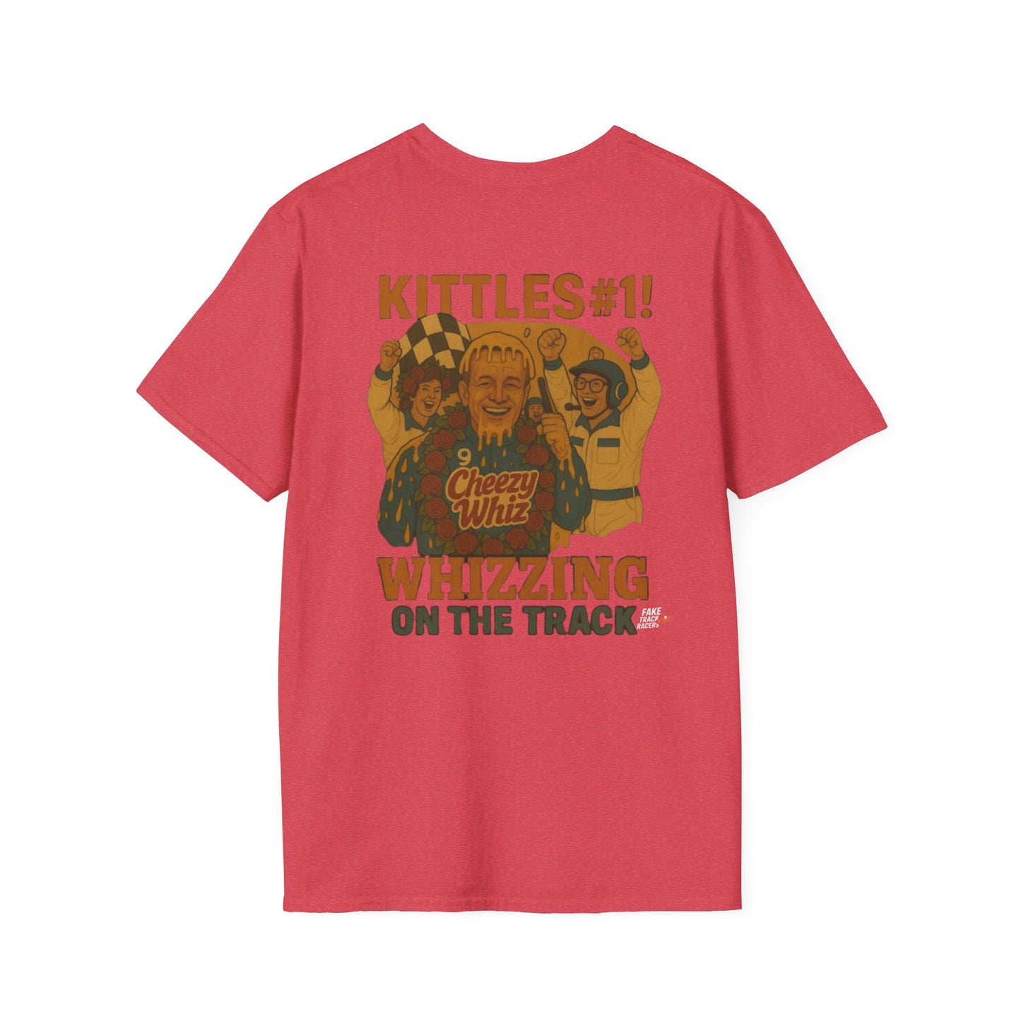 Vintage Style 90s Racing Tee Shirt TRENT KITTLES ROY Fake Track Racers