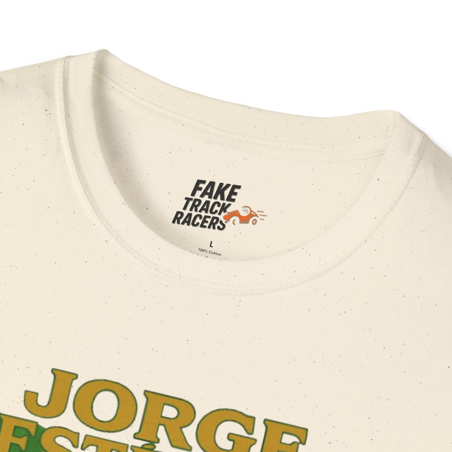 Vintage Style 90s Racing Tee Shirt JORGE ESTEVEZ Cerveza Champ Fake Track Racers