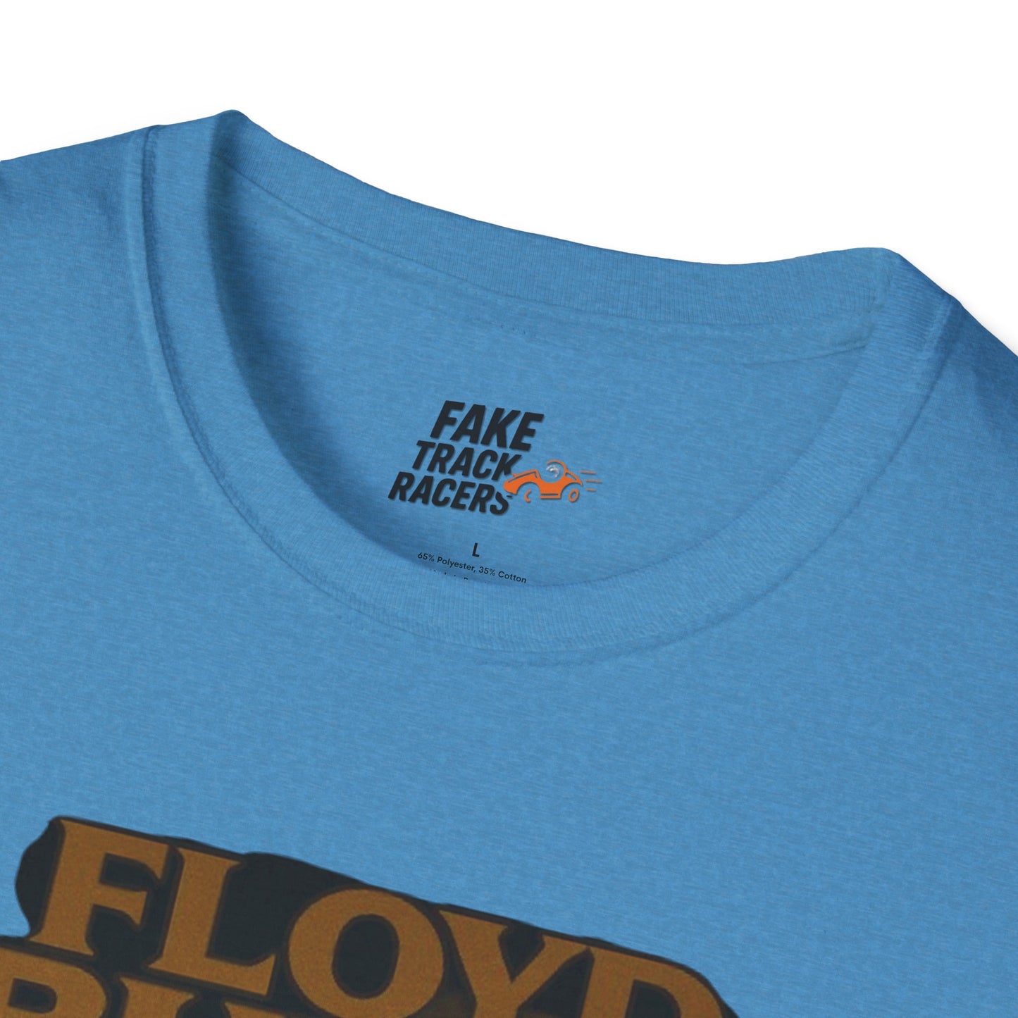 Vintage Style 90s Racing Tee Shirt FLOYD BUTTS Bapst Fake Track Racers
