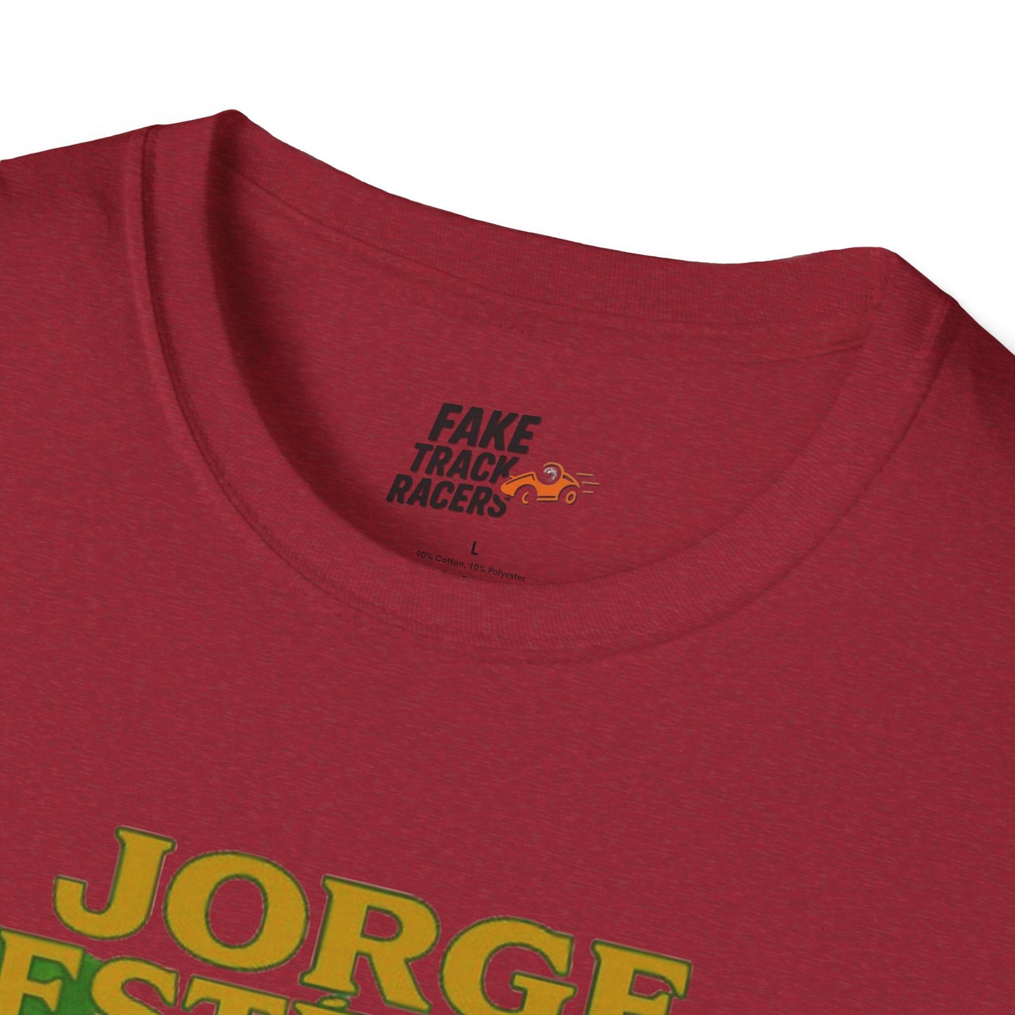 Vintage Style 90s Racing Tee Shirt JORGE ESTEVEZ Cerveza Champ Fake Track Racers