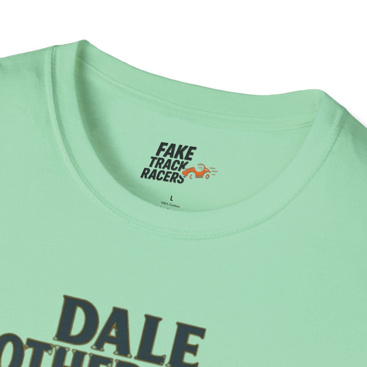 Vintage Style 90s Racing Tee Shirt DALE WOTHERSPOON Alpaca Fake Track Racers