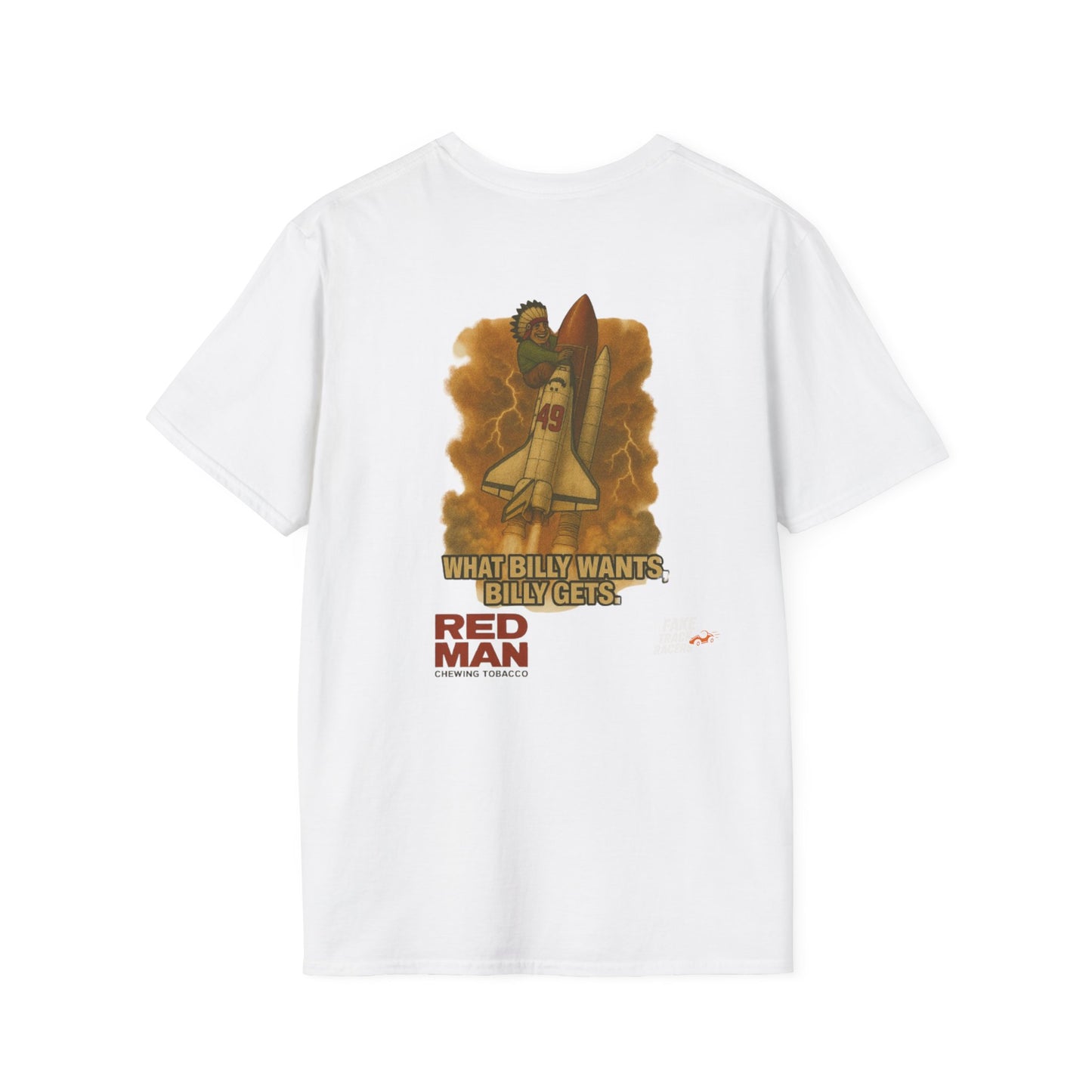 Vintage Style 90s Racing Tee Shirt BILLY BUTTERNUT Billy Shirt Fake Track Racers