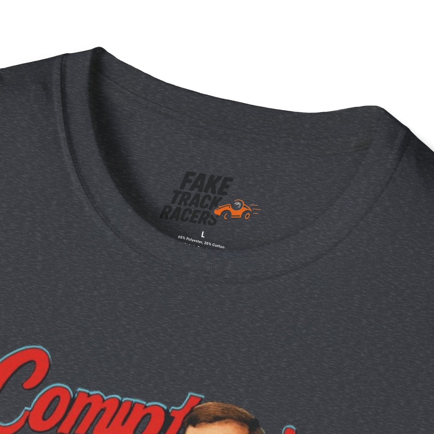 Vintage Style 90s Racing Tee Shirt GERONIMO LaFEET Comptons Fake Track Racers
