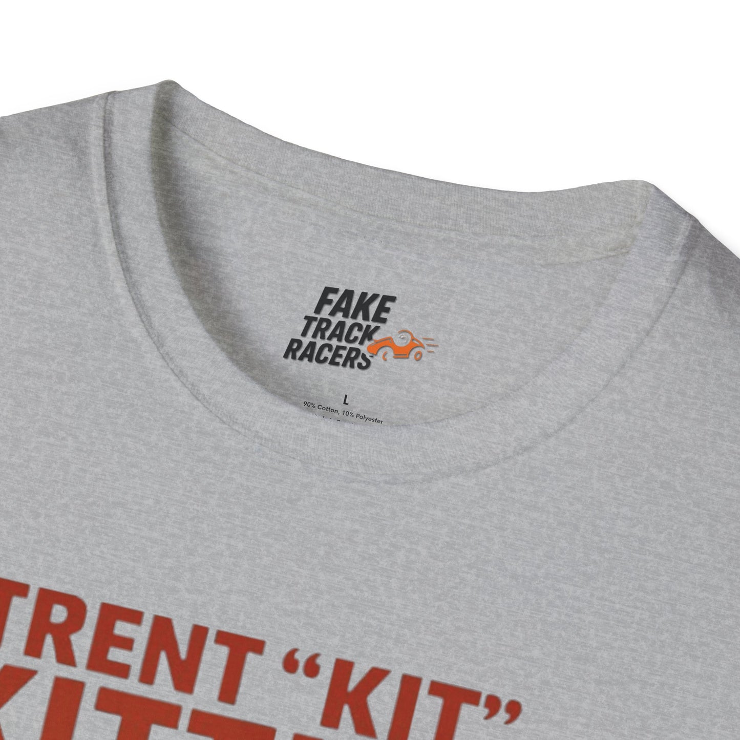 Vintage Style 90s Racing Tee Shirt TRENT KITTLES ROY Fake Track Racers