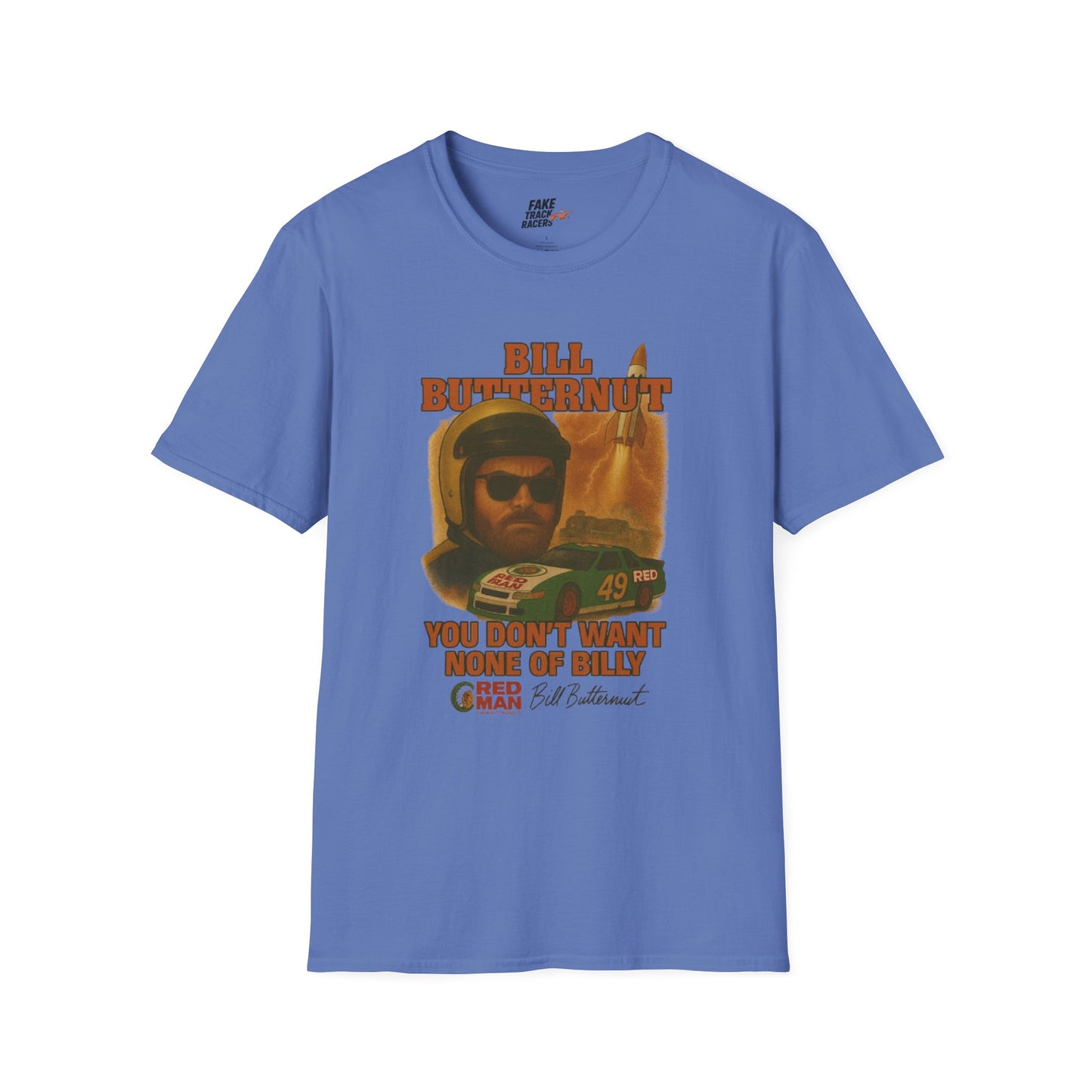 Vintage Style 90s Racing Tee Shirt BILLY BUTTERNUT Billy Shirt Fake Track Racers