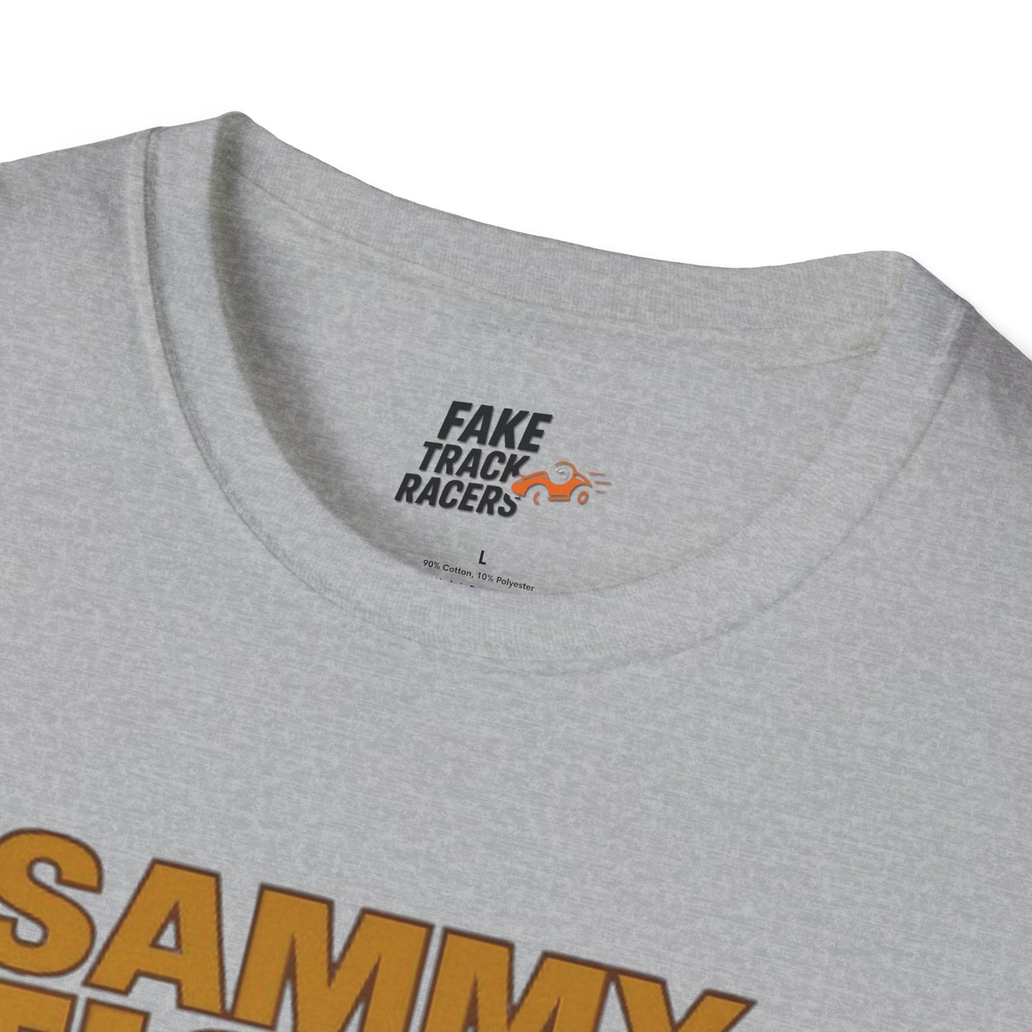 Vintage Style Racing Tee Shirt SAMMY TICKLE, 1988 Champion Shirt Fake Track Racers