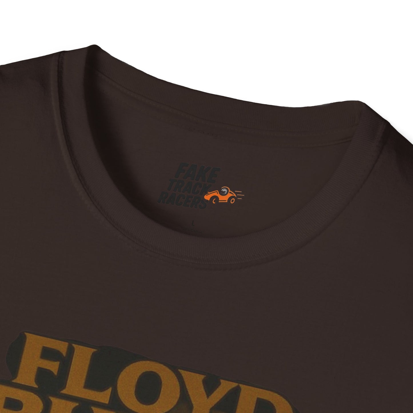 Vintage Style 90s Racing Tee Shirt FLOYD BUTTS Bapst Fake Track Racers