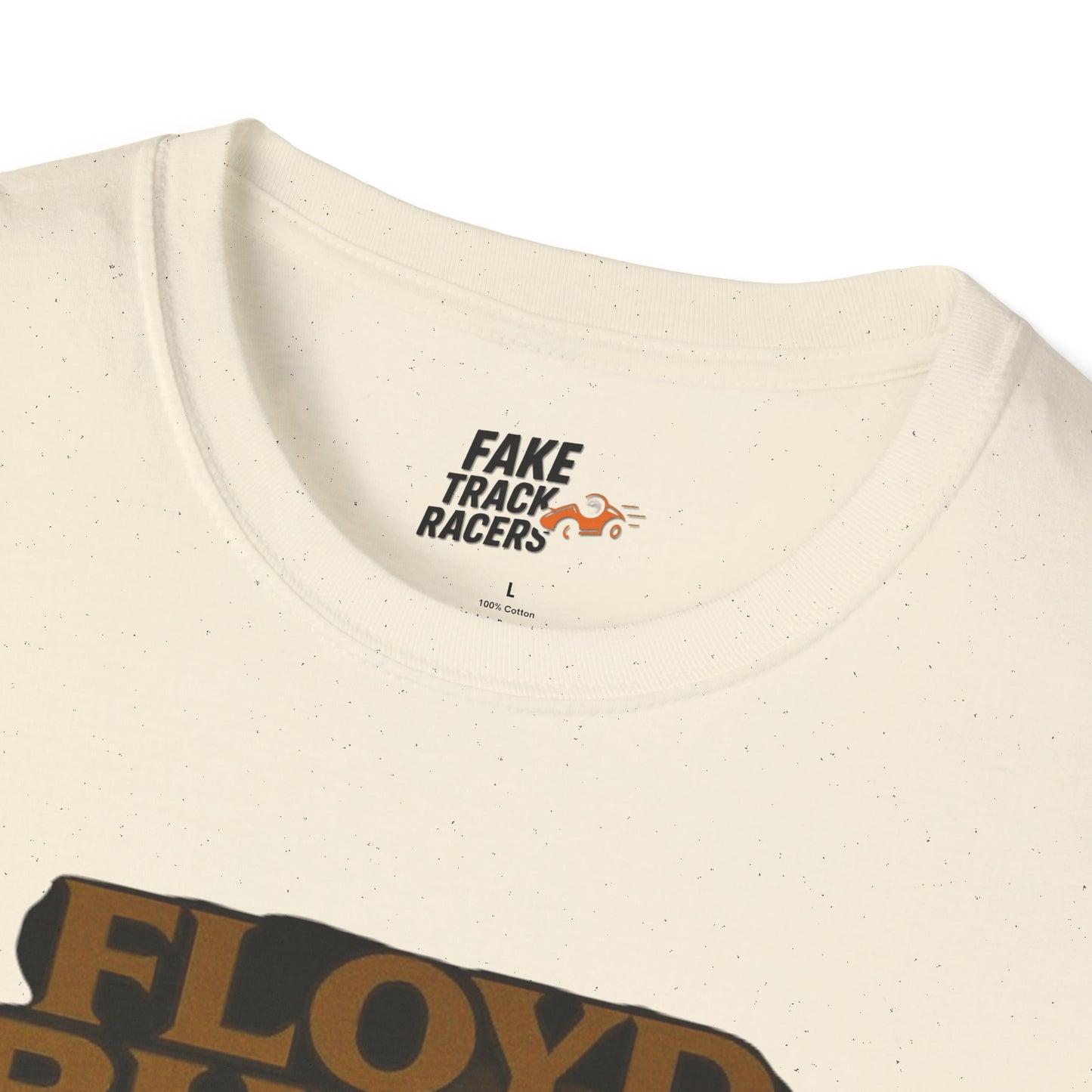 Vintage Style 90s Racing Tee Shirt FLOYD BUTTS Bapst Fake Track Racers