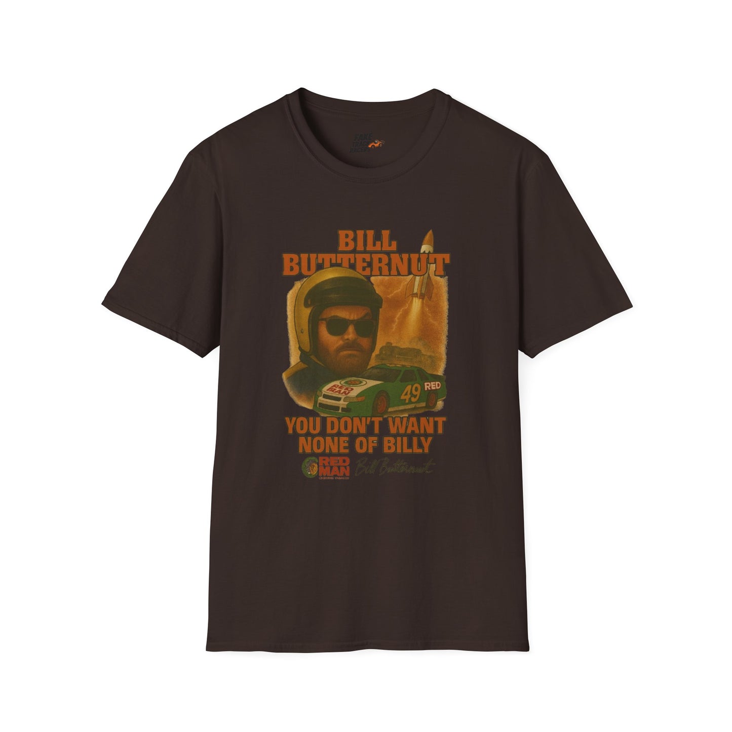 Vintage Style 90s Racing Tee Shirt BILLY BUTTERNUT Billy Shirt Fake Track Racers