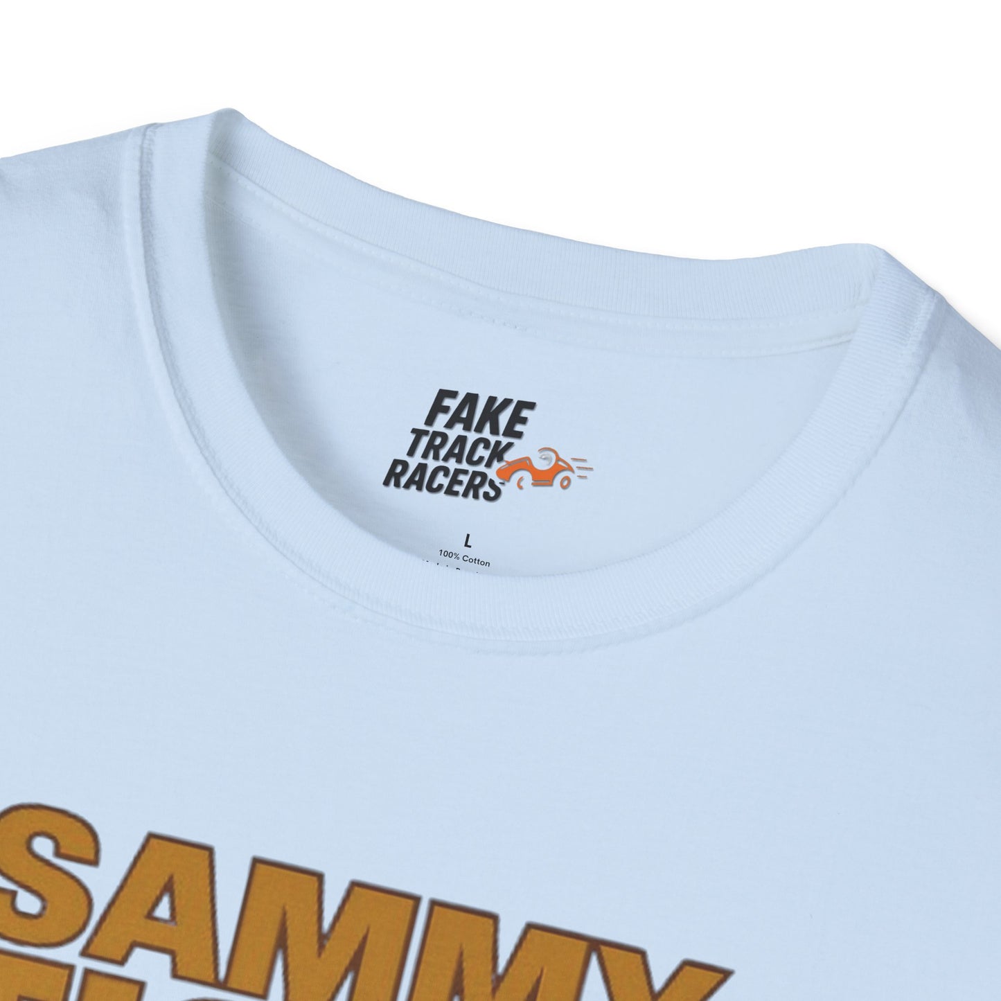 Vintage Style Racing Tee Shirt SAMMY TICKLE, 1988 Champion Shirt Fake Track Racers