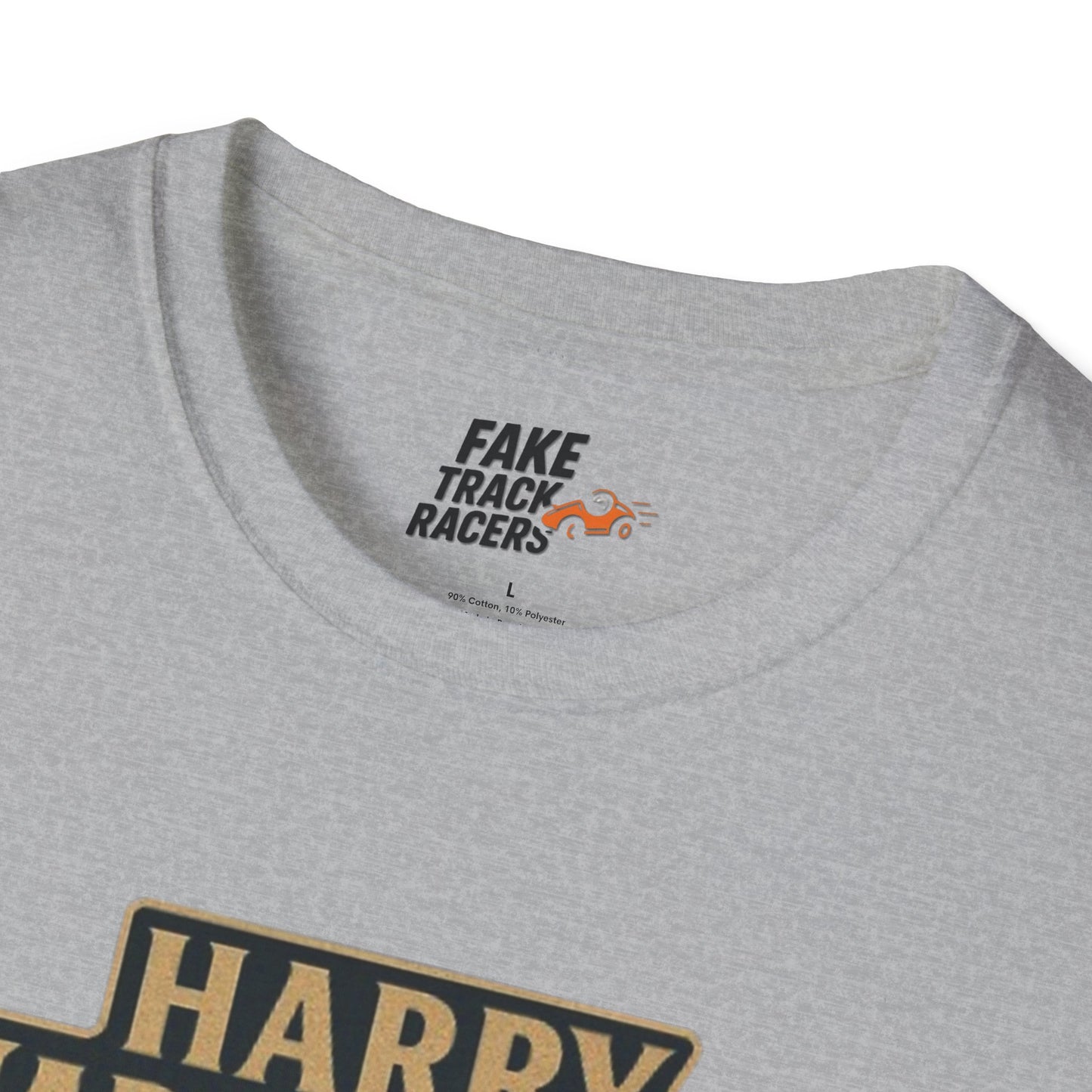 Vintage Style 90s Racing Tee Shirt HARRY MAPLETHORPE Hellmark's Fake Track Racers