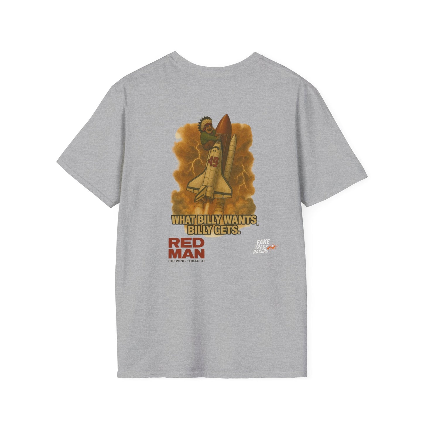 Vintage Style 90s Racing Tee Shirt BILLY BUTTERNUT Billy Shirt Fake Track Racers