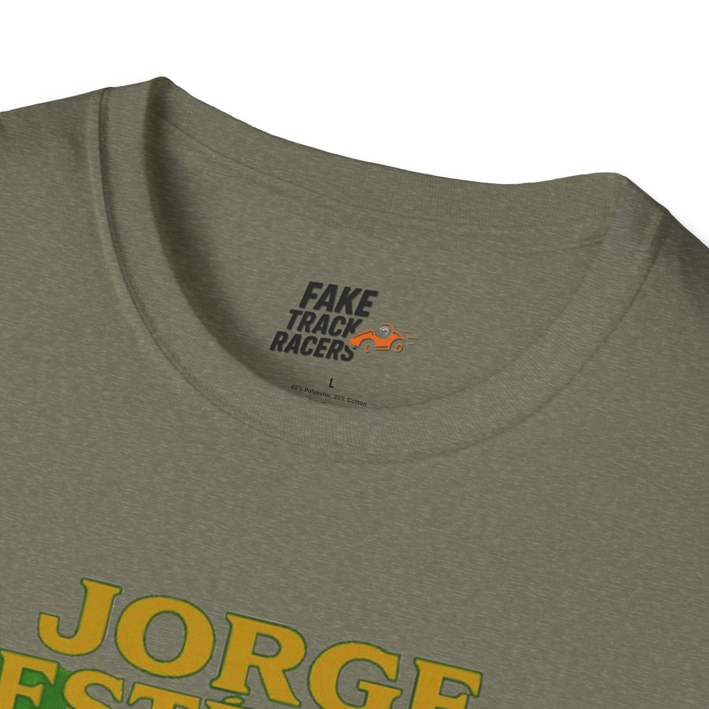 Vintage Style 90s Racing Tee Shirt JORGE ESTEVEZ Cerveza Champ Fake Track Racers