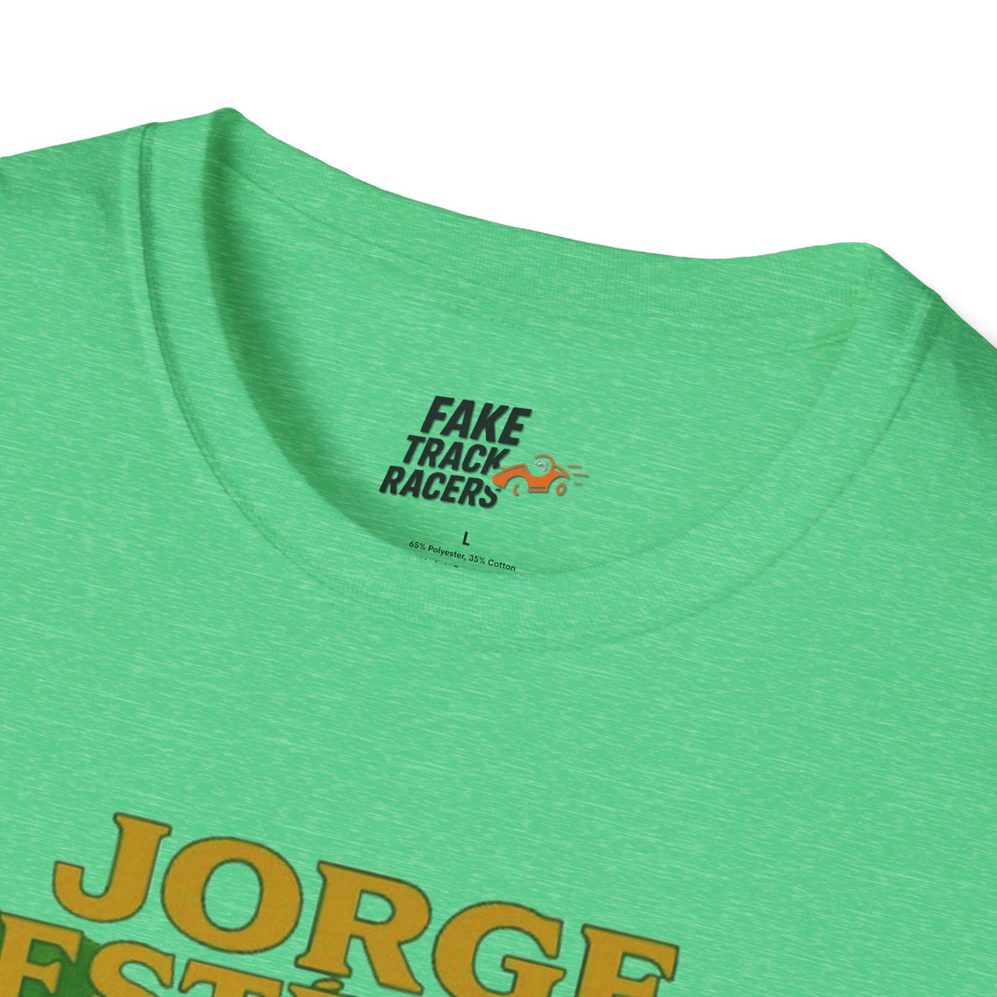 Vintage Style 90s Racing Tee Shirt JORGE ESTEVEZ Cerveza Champ Fake Track Racers