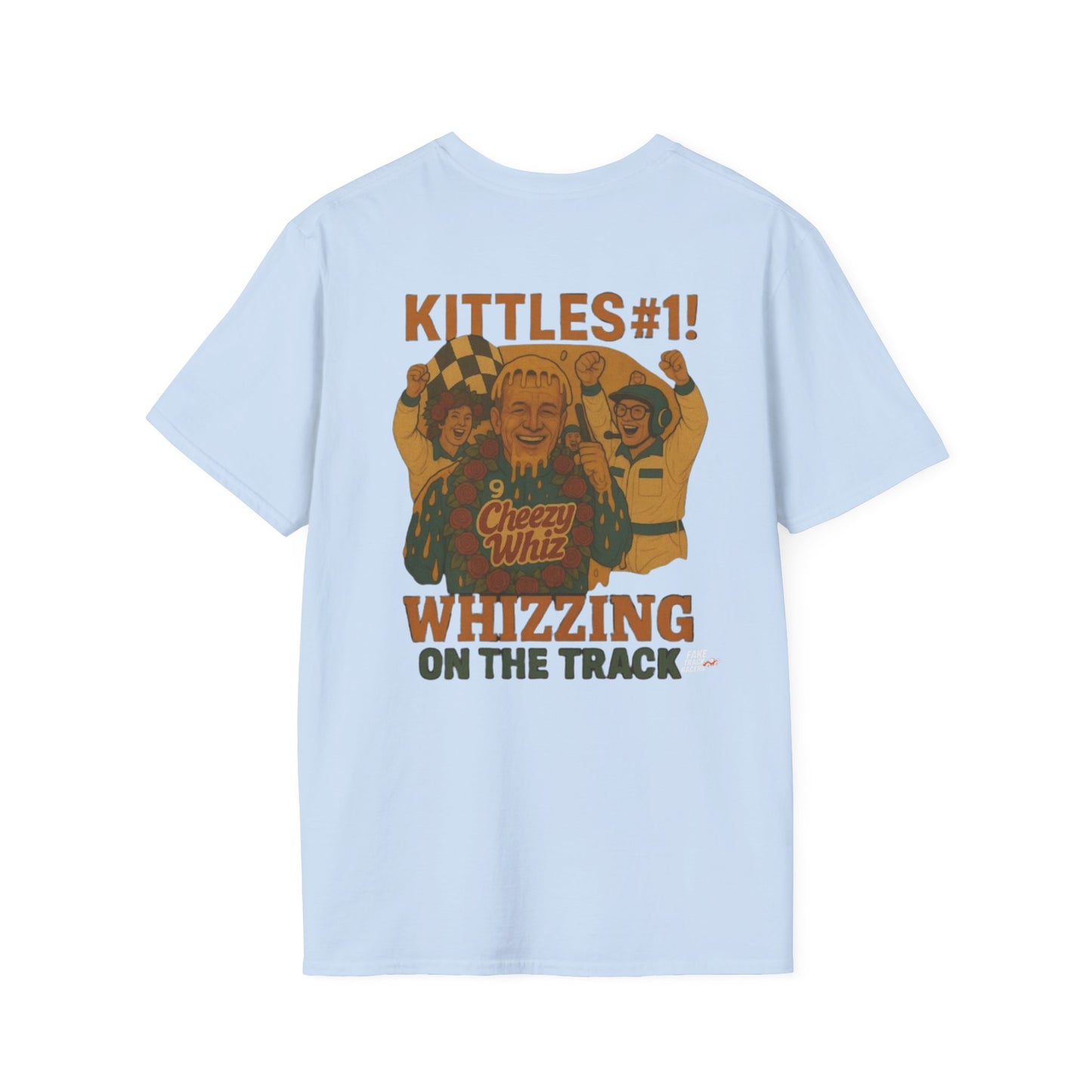 Vintage Style 90s Racing Tee Shirt TRENT KITTLES ROY Fake Track Racers