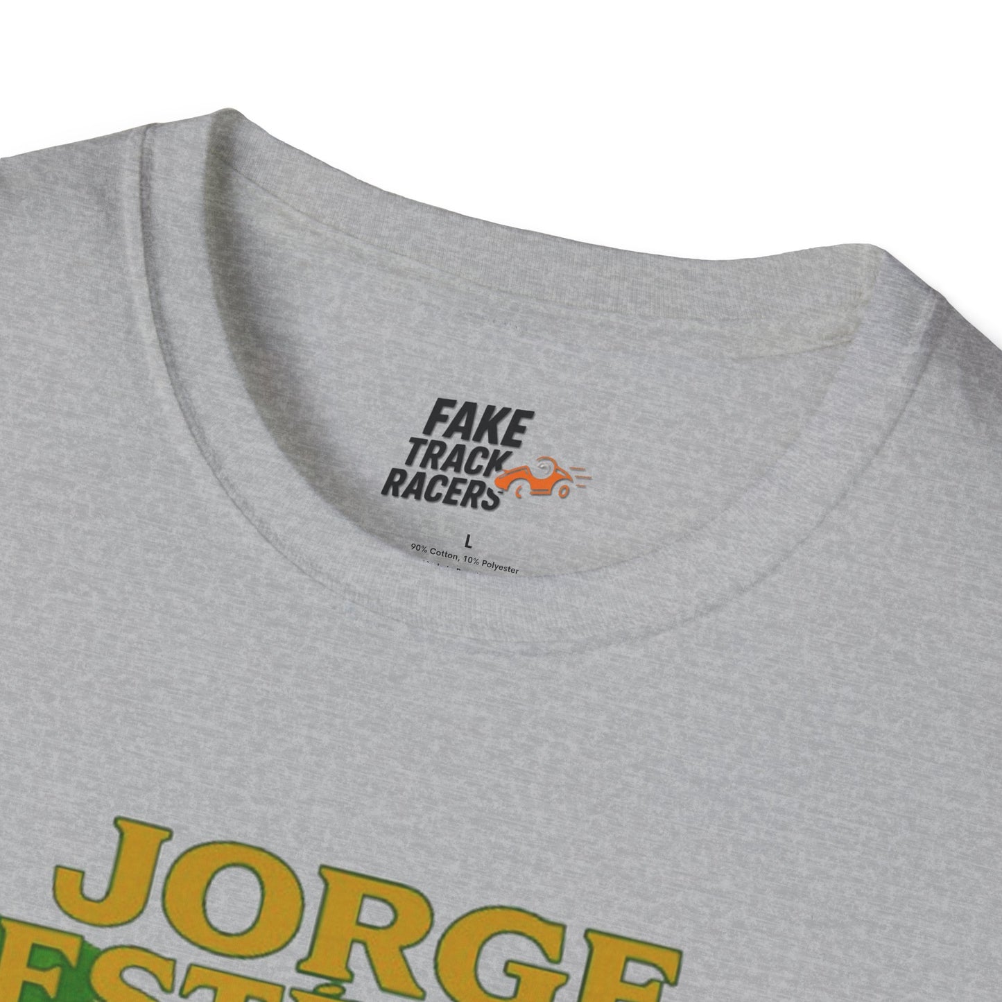 Vintage Style 90s Racing Tee Shirt JORGE ESTEVEZ Cerveza Champ Fake Track Racers