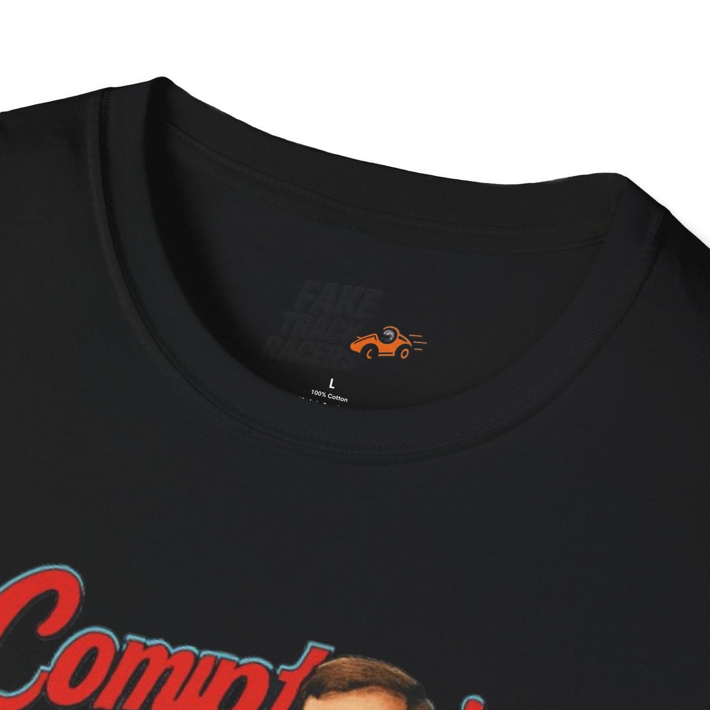 Vintage Style 90s Racing Tee Shirt GERONIMO LaFEET Comptons Fake Track Racers