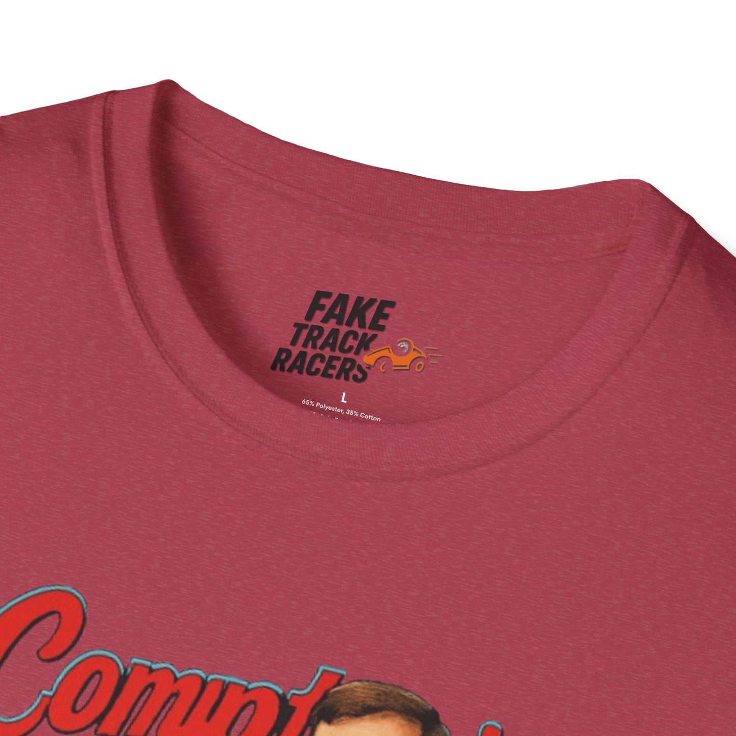 Vintage Style 90s Racing Tee Shirt GERONIMO LaFEET Comptons Fake Track Racers