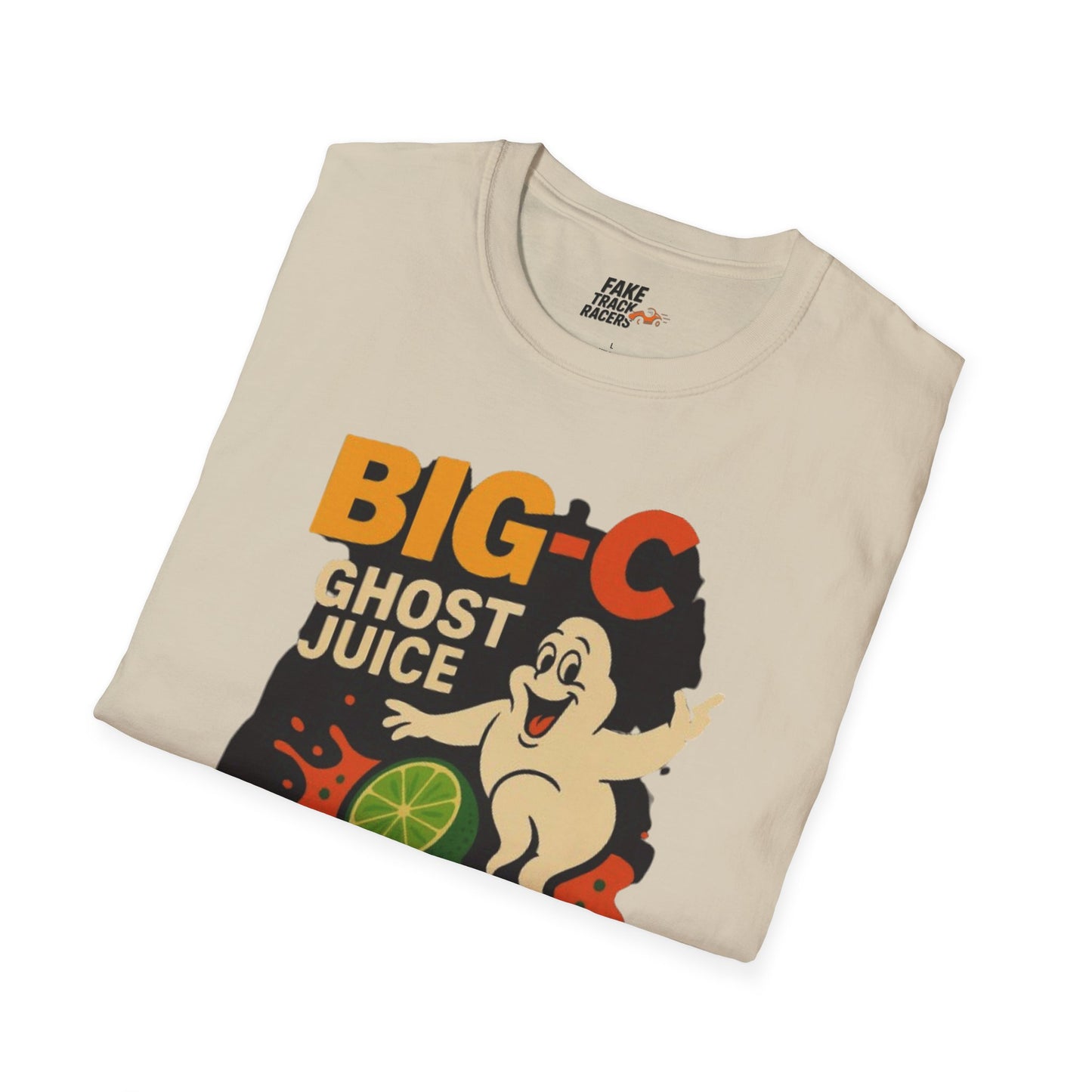 Vintage Style 90s Racing Tee Shirt TRIP HAMILTON BigC Fake Track Racers