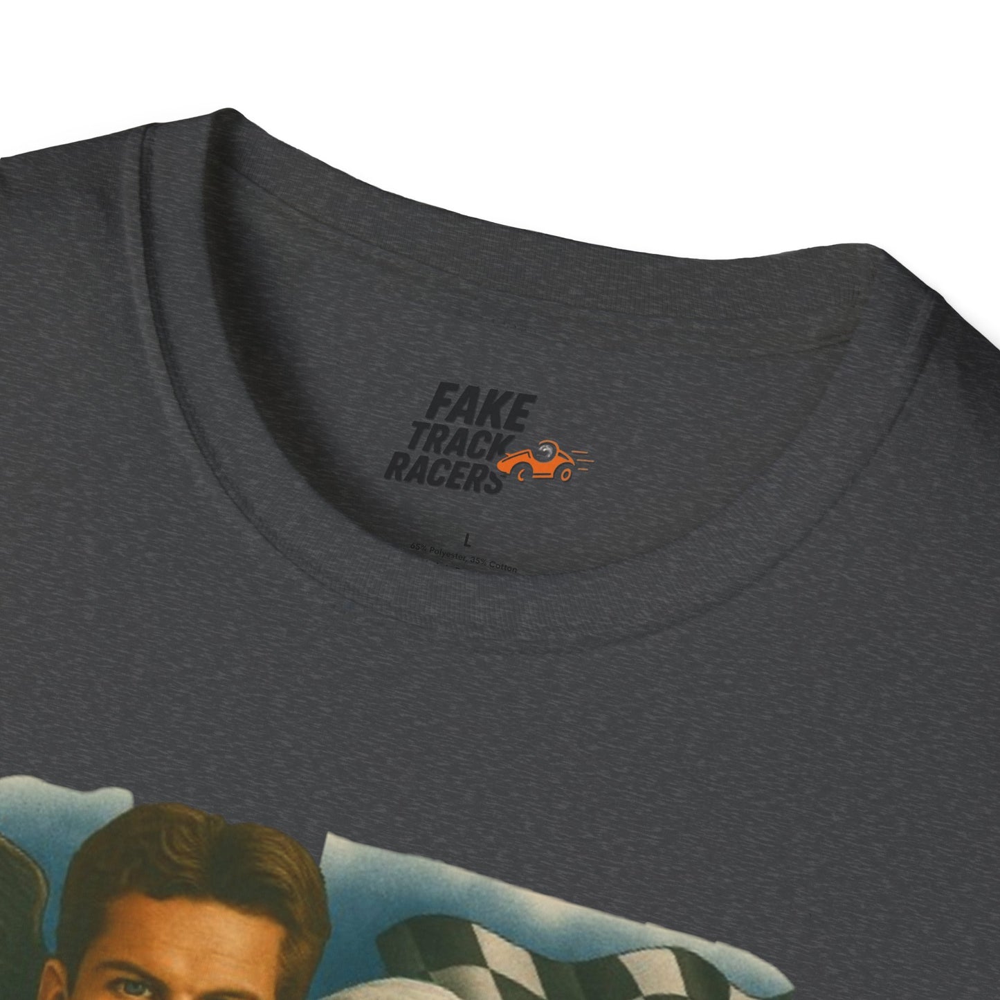 Vintage Style 90s Racing Tee Shirt BEAU DIESEL BC Fake Track Racers