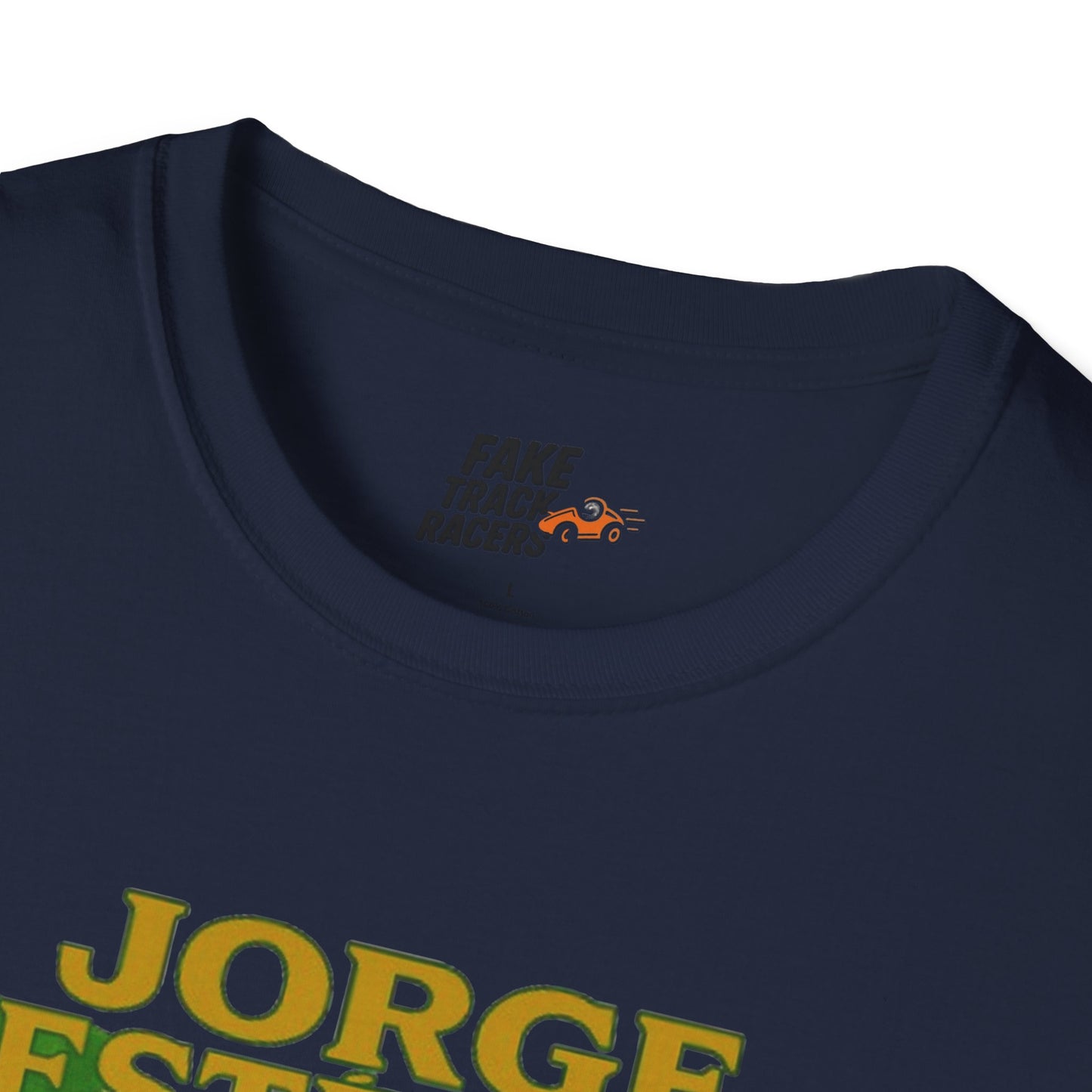Vintage Style 90s Racing Tee Shirt JORGE ESTEVEZ Cerveza Champ Fake Track Racers