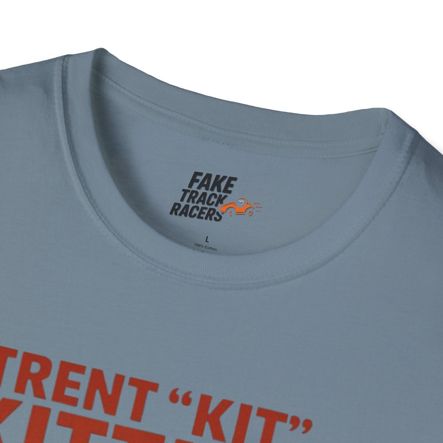 Vintage Style 90s Racing Tee Shirt TRENT KITTLES ROY Fake Track Racers