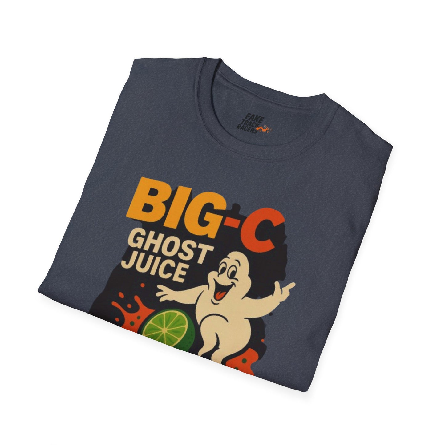 Vintage Style 90s Racing Tee Shirt TRIP HAMILTON BigC Fake Track Racers
