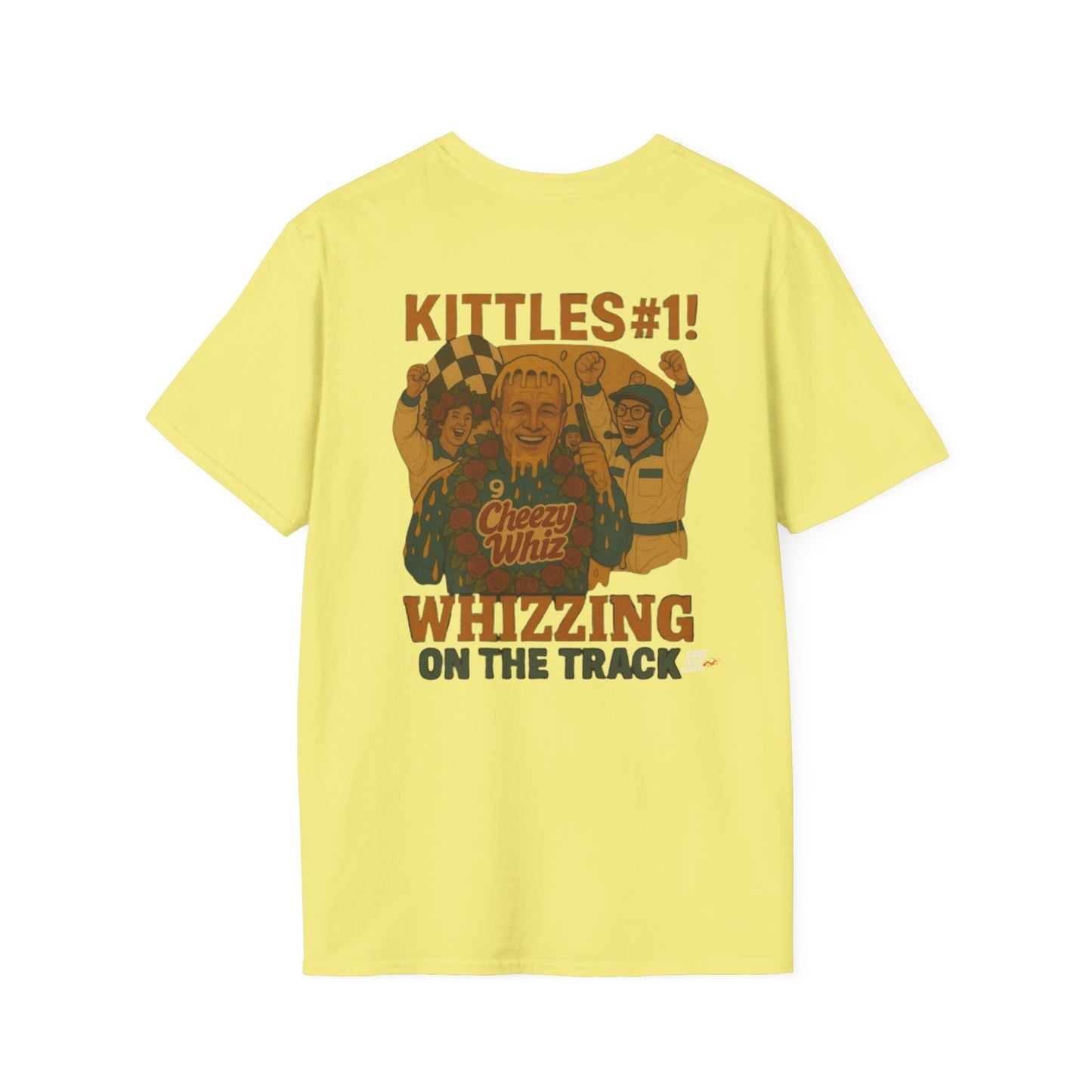 Vintage Style 90s Racing Tee Shirt TRENT KITTLES ROY Fake Track Racers