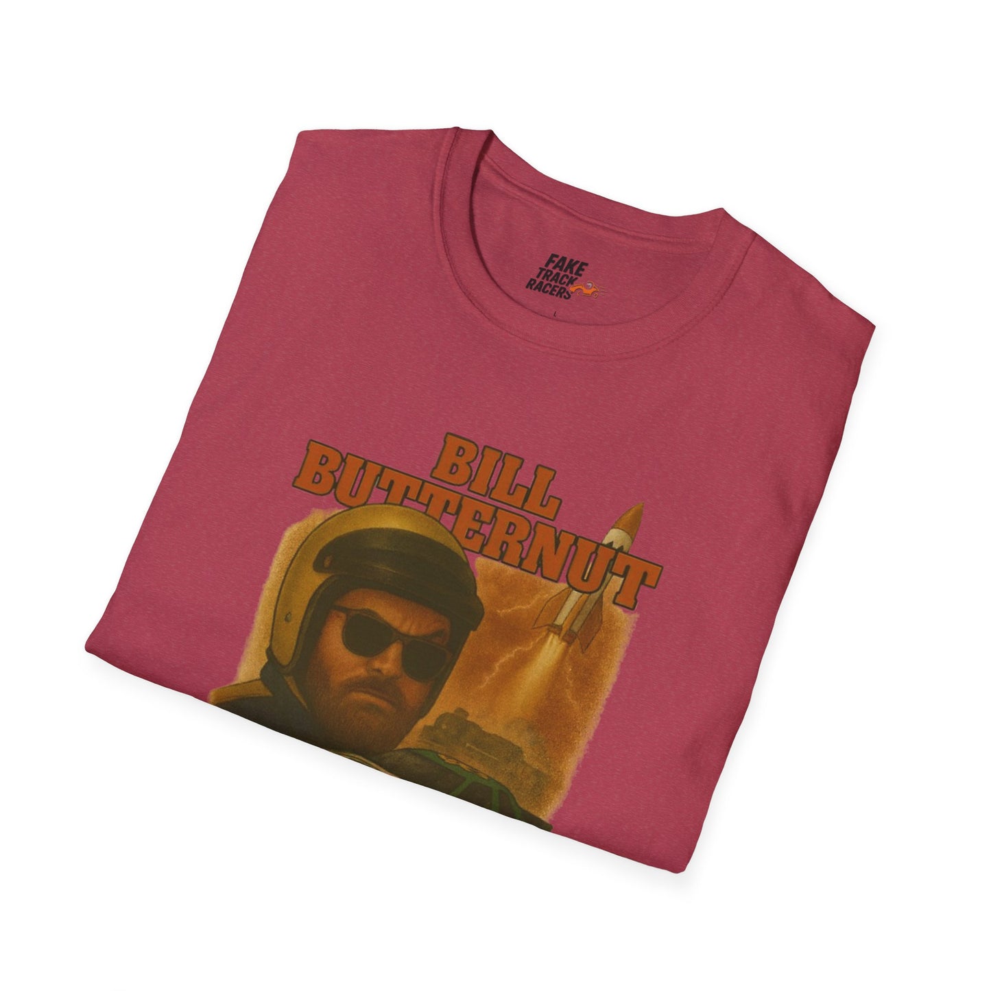 Vintage Style 90s Racing Tee Shirt BILLY BUTTERNUT Billy Shirt Fake Track Racers