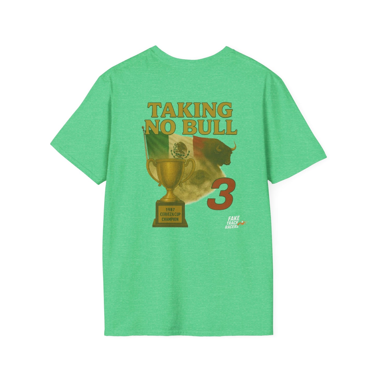 Vintage Style 90s Racing Tee Shirt JORGE ESTEVEZ Cerveza Champ Fake Track Racers
