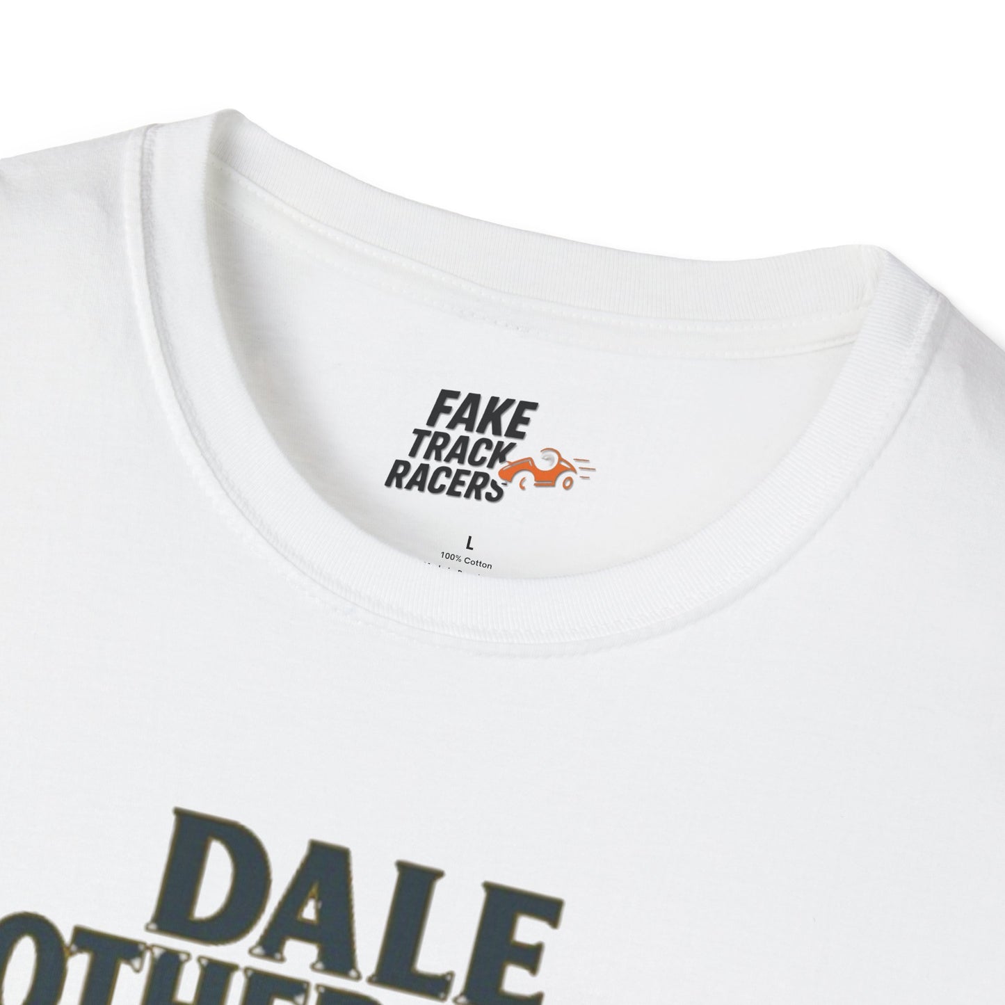 Vintage Style 90s Racing Tee Shirt DALE WOTHERSPOON Alpaca Fake Track Racers