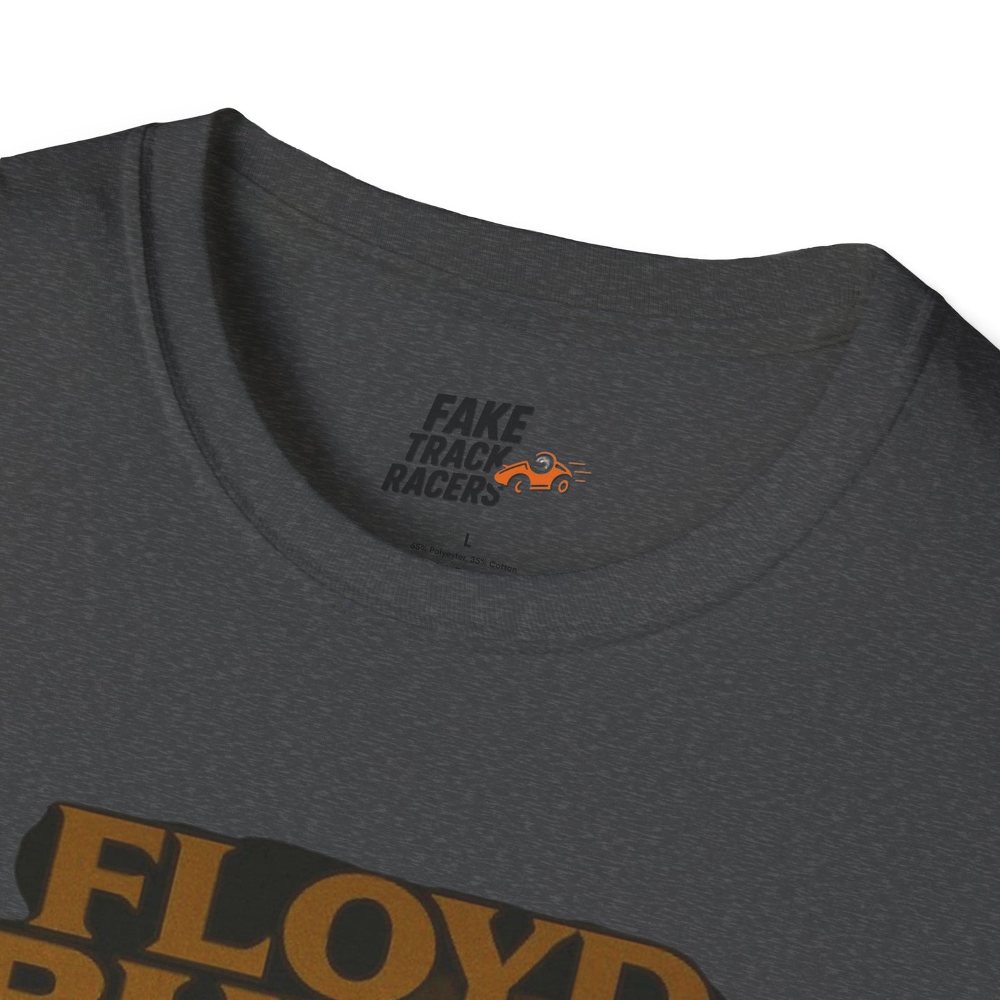 Vintage Style 90s Racing Tee Shirt FLOYD BUTTS Bapst Fake Track Racers