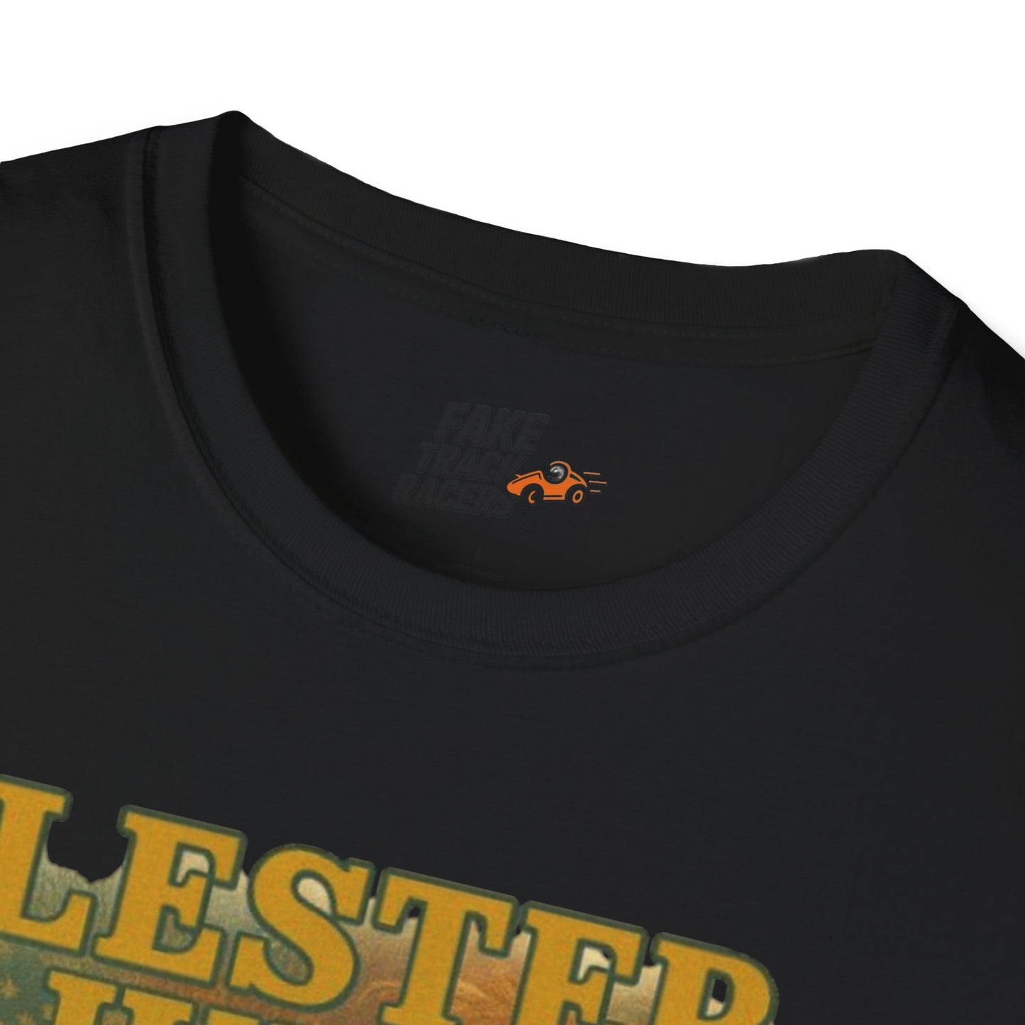 Vintage Style 90s Racing Tee Shirt LESTER JUDGE Memorial Shirt Fake Track Racers