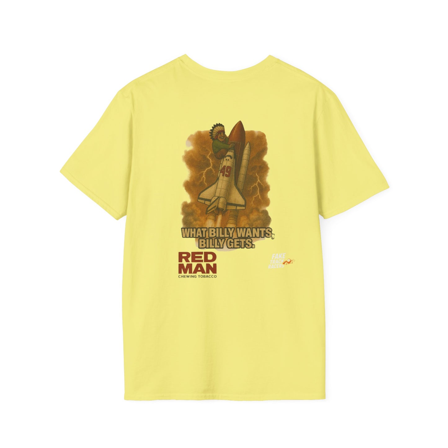 Vintage Style 90s Racing Tee Shirt BILLY BUTTERNUT Billy Shirt Fake Track Racers