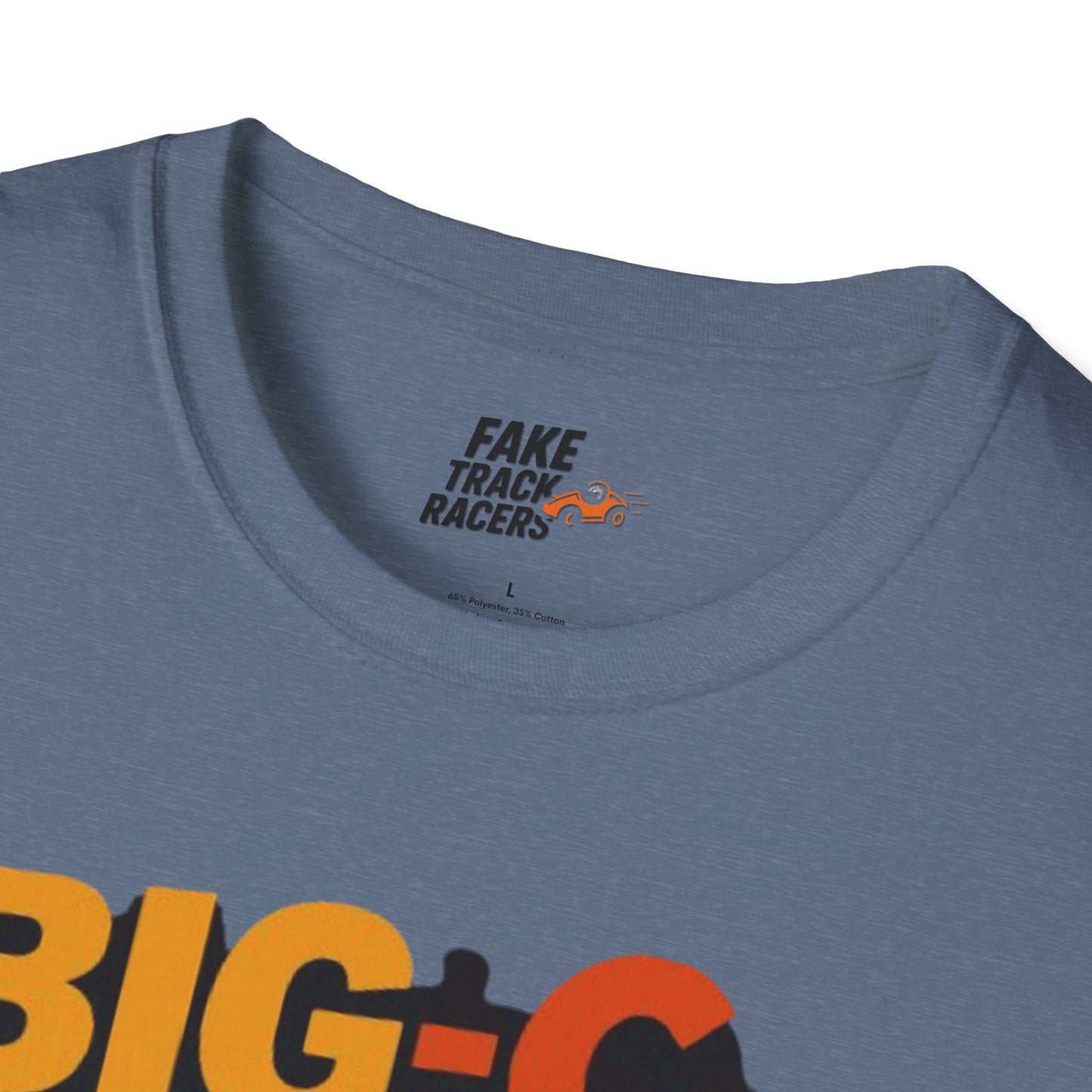 Vintage Style 90s Racing Tee Shirt TRIP HAMILTON BigC Fake Track Racers