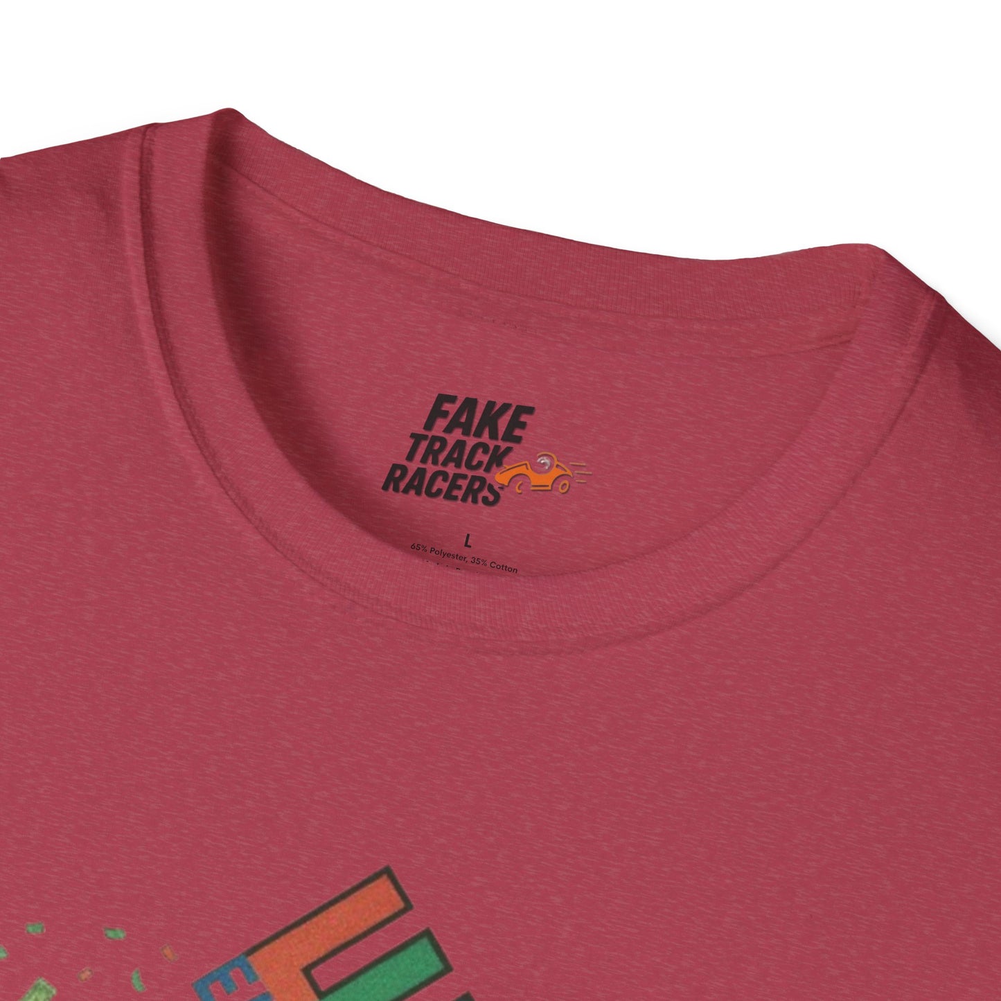 Vintage Style 90s Racing Tee Shirt BUCK BLANKENSHIP Enron Fake Track Racers