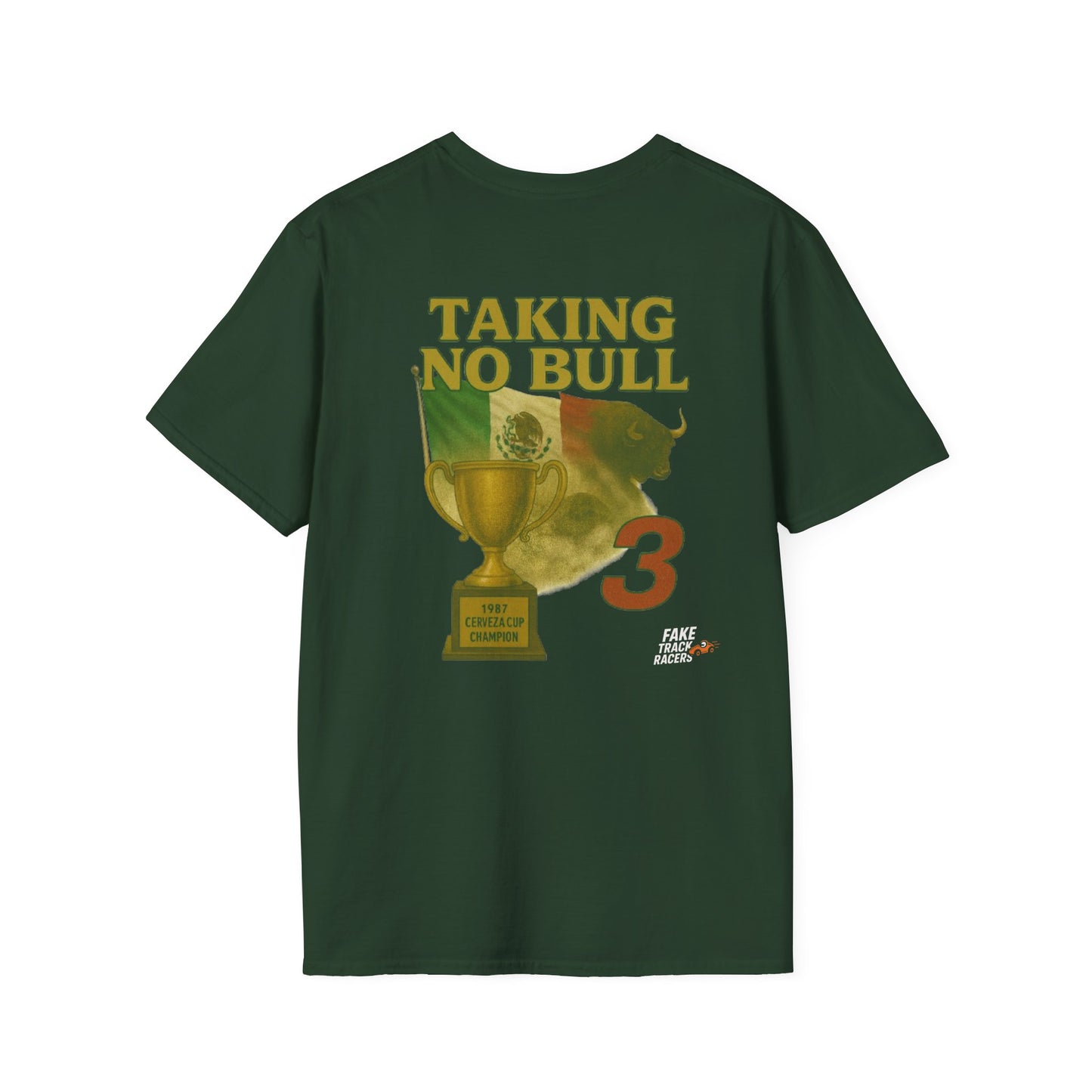 Vintage Style 90s Racing Tee Shirt JORGE ESTEVEZ Cerveza Champ Fake Track Racers