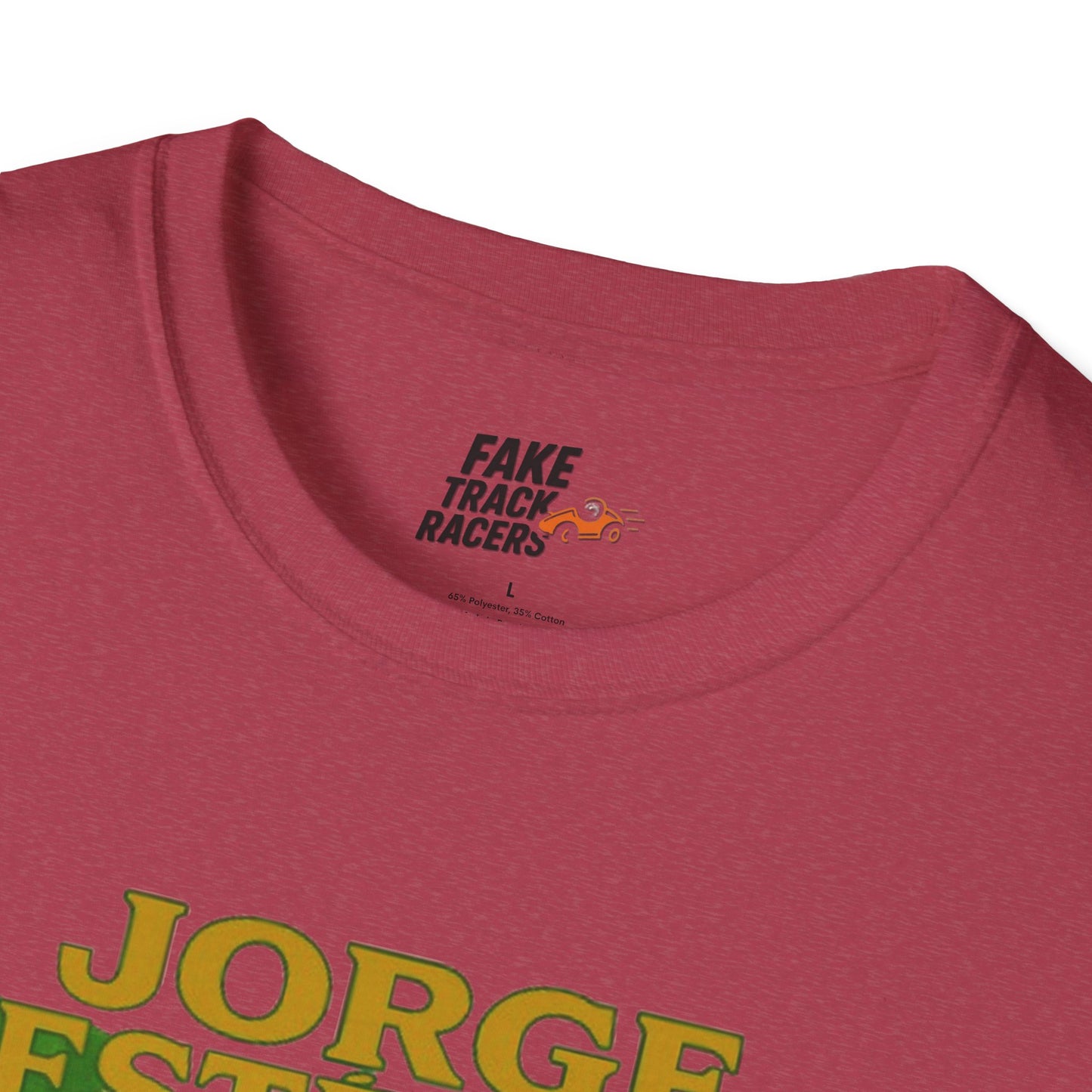 Vintage Style 90s Racing Tee Shirt JORGE ESTEVEZ Cerveza Champ Fake Track Racers